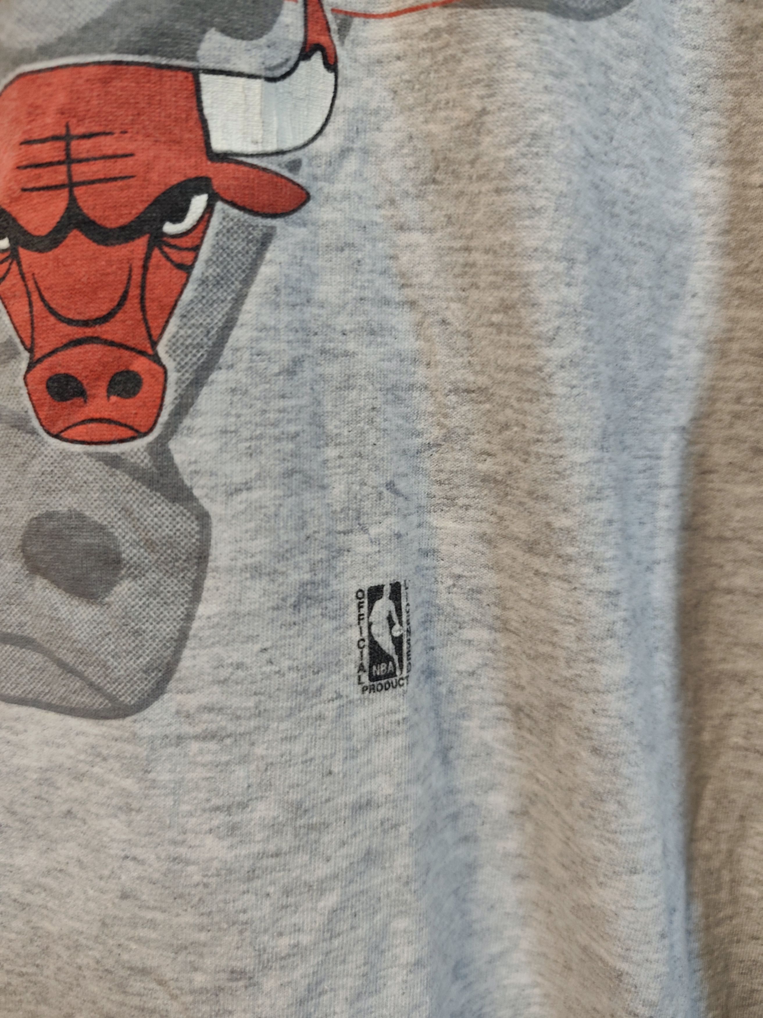 NBA Vintage 90s t shirt hoodie Chicago Bulls Artex Size US L / EU 52-54 / 3 - 4 Thumbnail