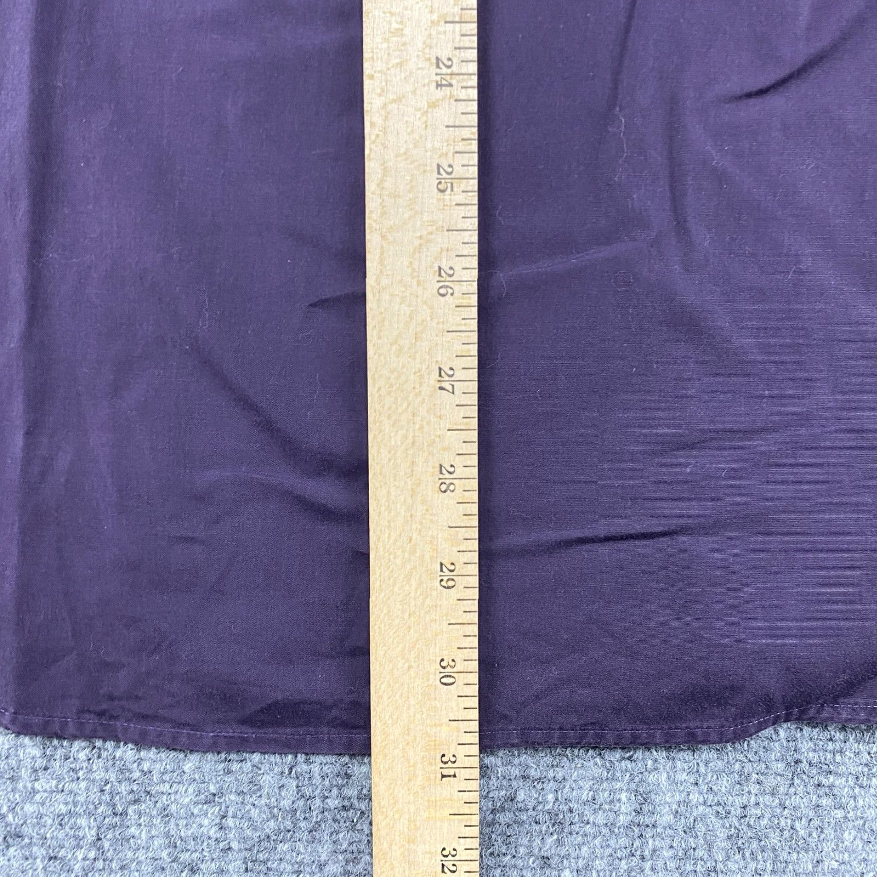 Theory Theory Shirt Mens XL Purple Stretch Long Sleeve Button Up Dress Cotton Spandex Size 46R - 6 Thumbnail