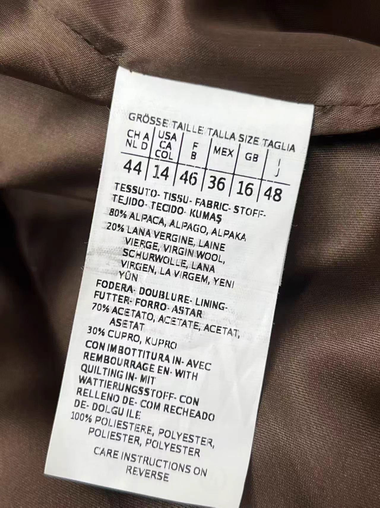 Max Mara Maxmara Alpaca Classic Hooded Coat 180/104A Size XL / US 12-14 / IT 48-50 - 4 Thumbnail