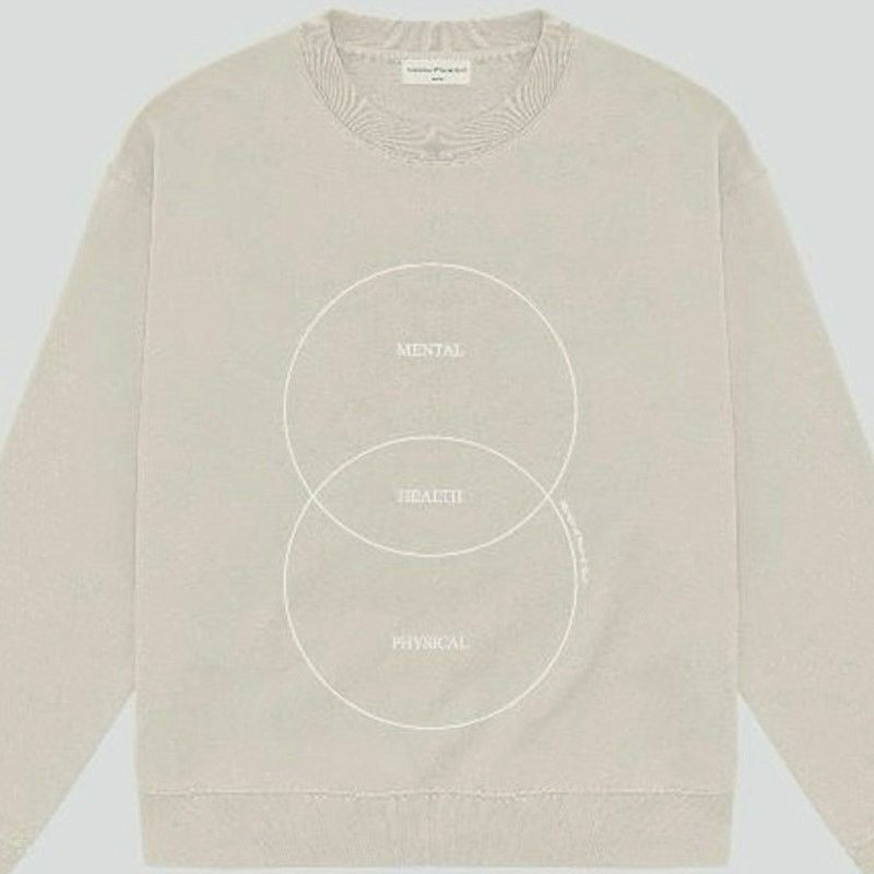 Museum of Peace & Quiet × Museum of Peace and Quiet •NWT• Museum of Peace & Quiet Health Taupe Crewneck • Large Size US L / EU 52-54 / 3 - 5 Thumbnail