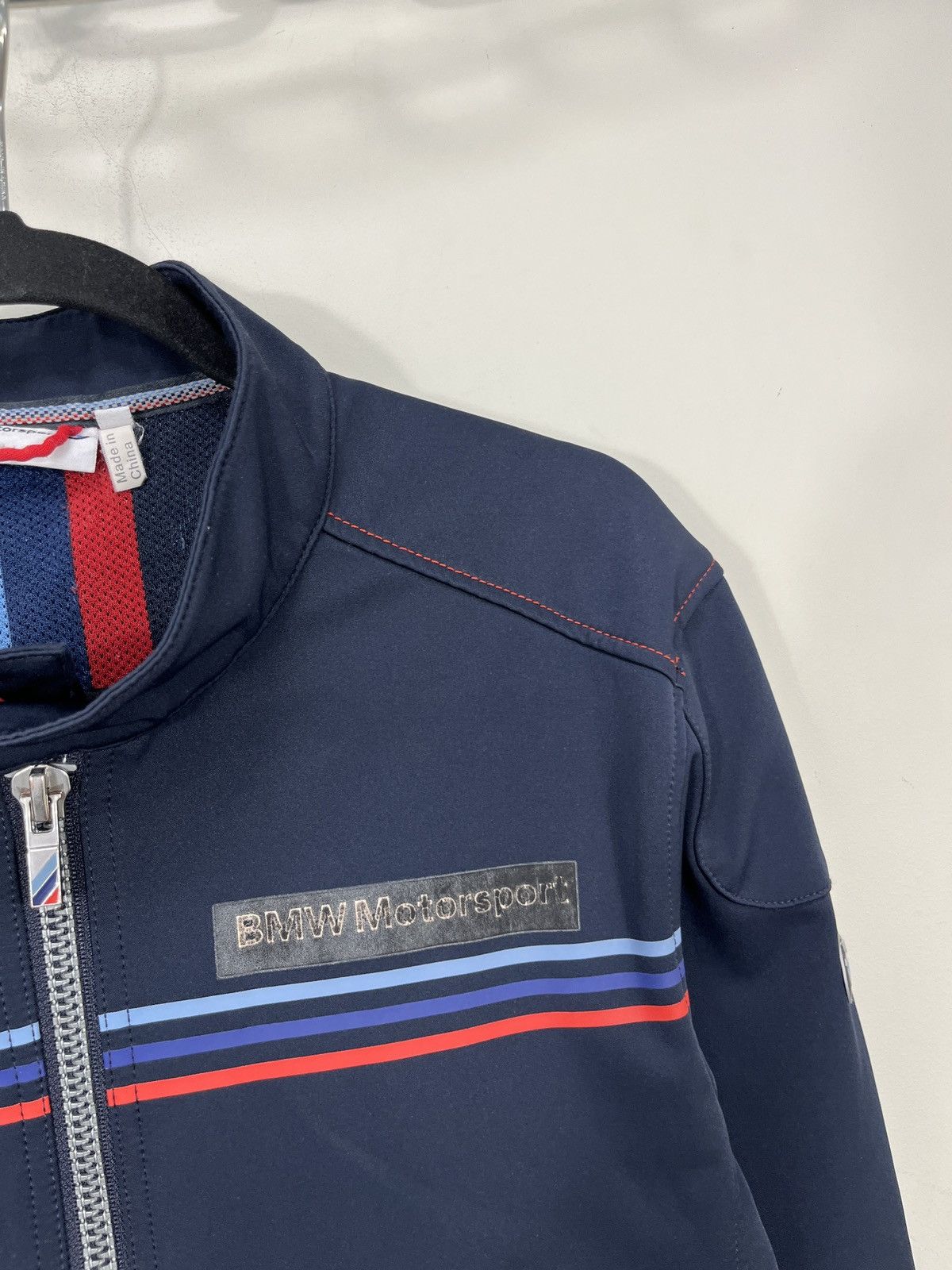 BMW Vintage BMW Motorsport Men’s Navy Full Zip Racing Jacket Size US L / EU 52-54 / 3 - 5 Thumbnail