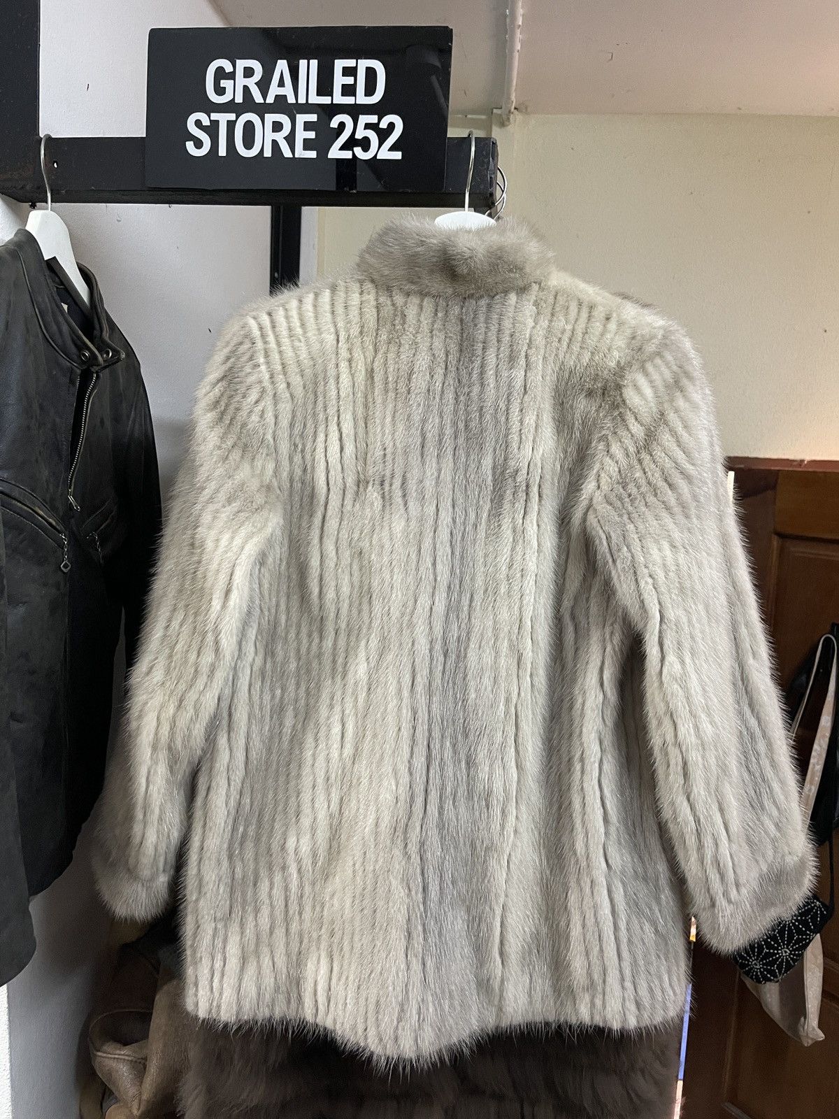 Vintage Fiancesse Real Mink Fur Jacket Size S / US 4 / IT 40 - 2 Thumbnail