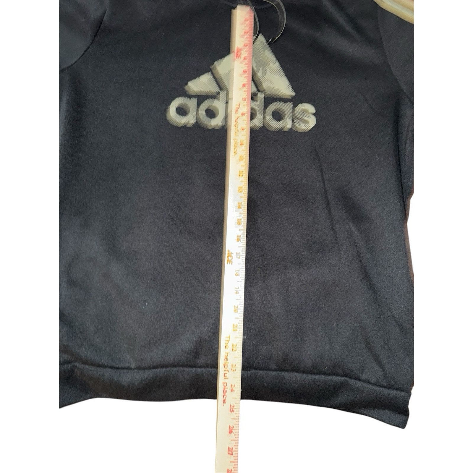 Adidas Adidas Black Mens Sz XL Hoodie Sweatshirt w/ Pockets H39888 Size US XL / EU 56 / 4 - 8 Thumbnail