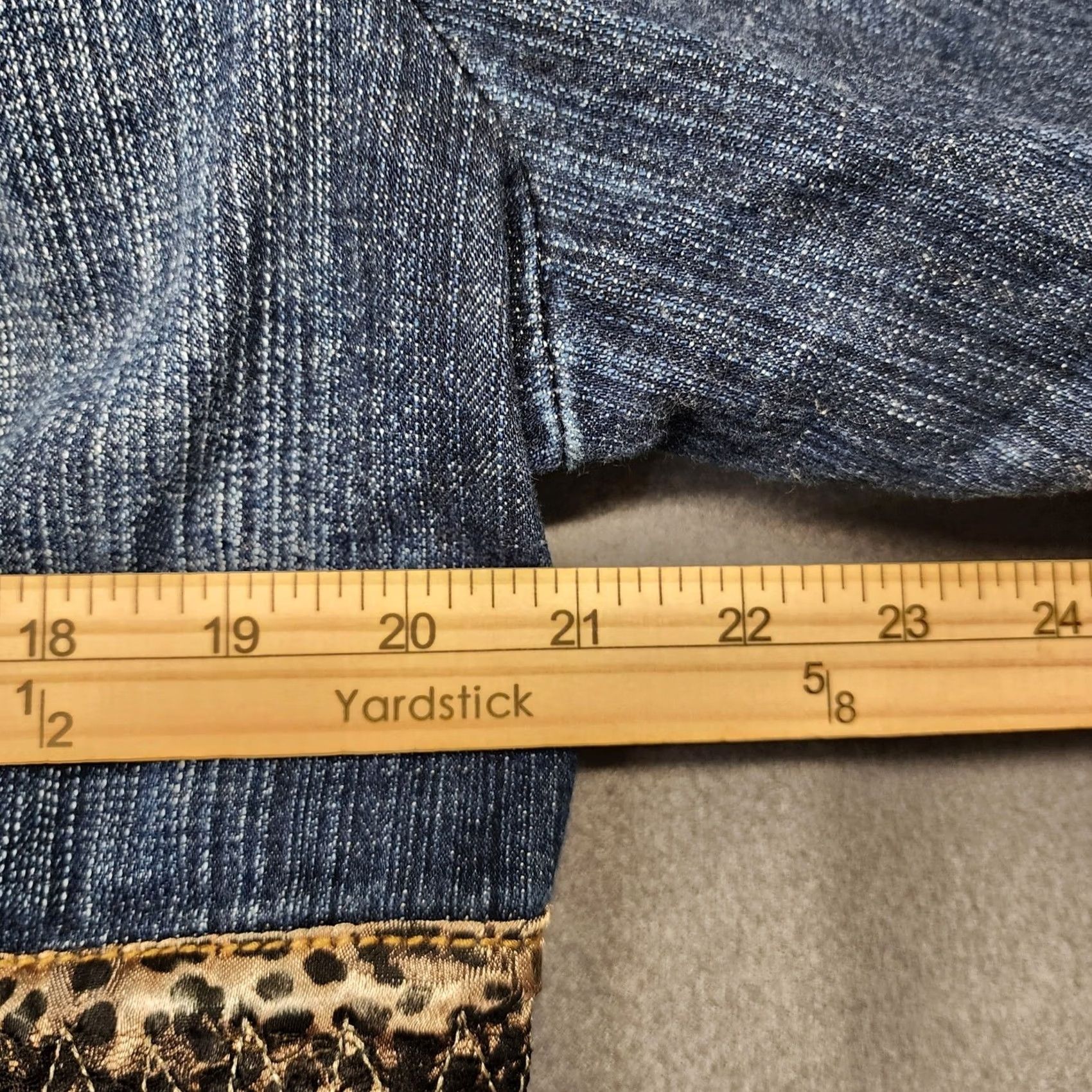 Vintage VINTAGE Ashley Stewart Set Womens 16W Cropped Jeans and Jacket Cheetah Animal Print Vtg Womens Boys? Size 38" / US 16 / IT 52 - 5 Thumbnail
