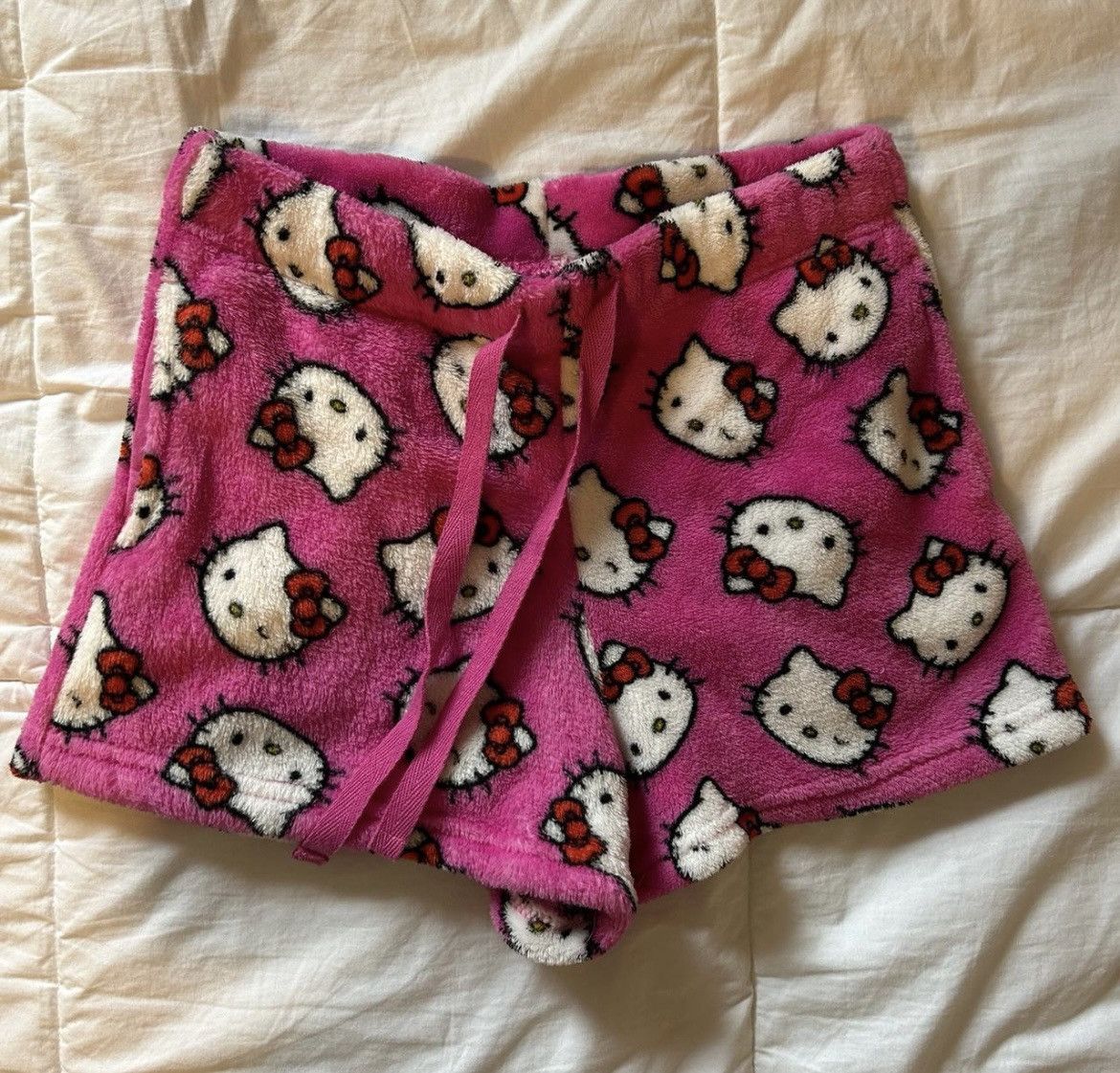 Japanese Brand Hello Kitty PJ Shorts Size 25" / US 0 / IT 36 - 1 Thumbnail
