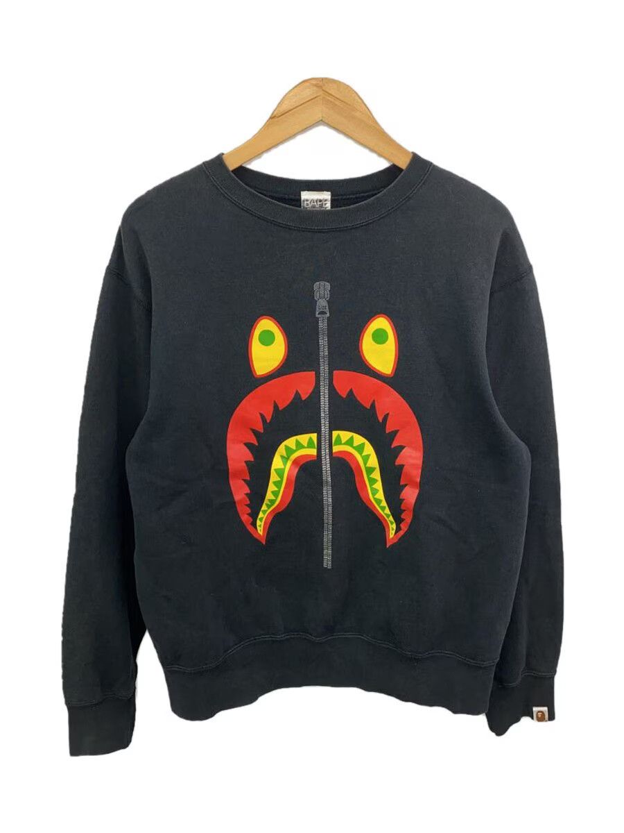 Bape A Bathing Ape Print Cotton Sweatshirt Black Size US M / EU 48-50 / 2 - 1 Thumbnail