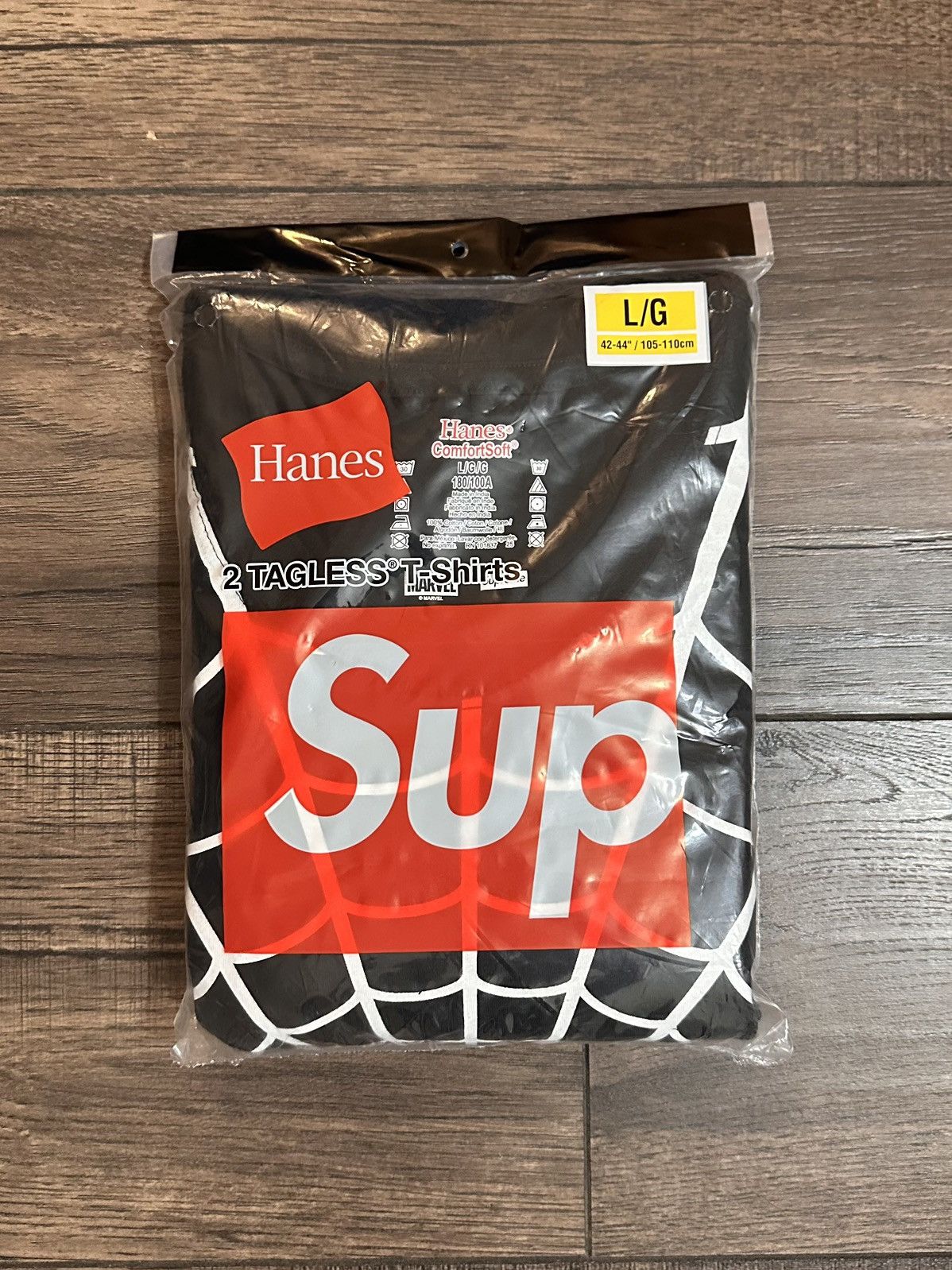 トップス Supreme Hanes Spider-Man T(2 Pack) Black Supreme Hanes