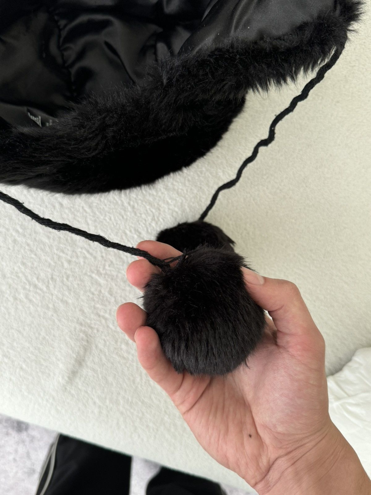 Other Vintage Y2K fuzzy fur ushanka hat punk Japanese mohair Size ONE SIZE - 7 Thumbnail