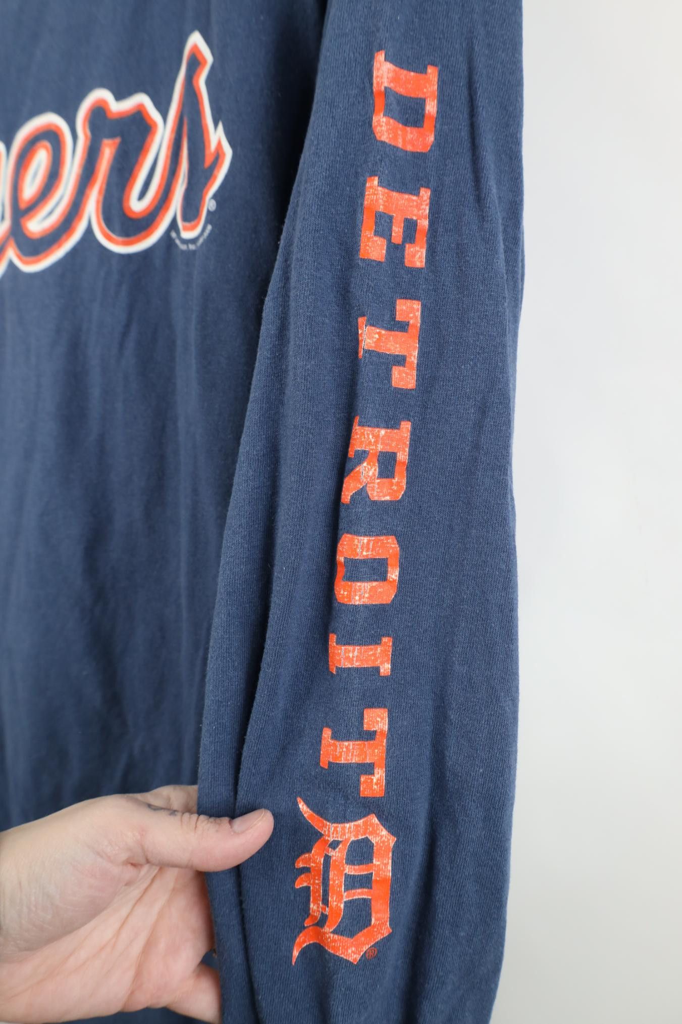 Vintage Vintage Y2K 2006 Tigers Baseball Long Sleeve T-Shirt Blue Size US XL / EU 56 / 4 - 6 Thumbnail