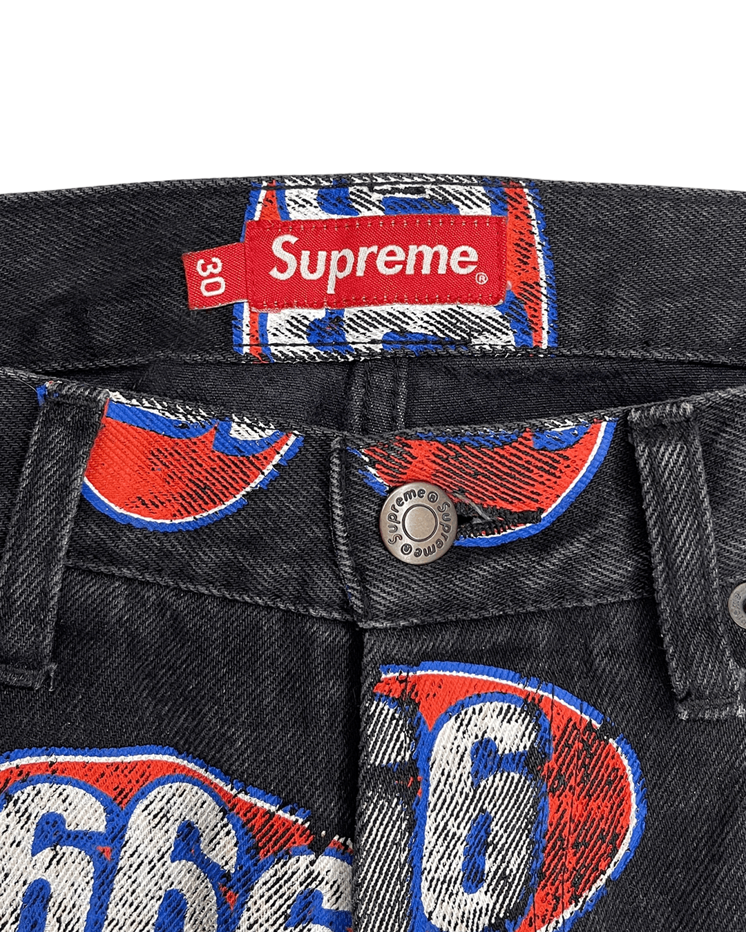 Supreme Supreme SS17 666 Denim Trouser Size US 30 / EU 46 - 8 Thumbnail