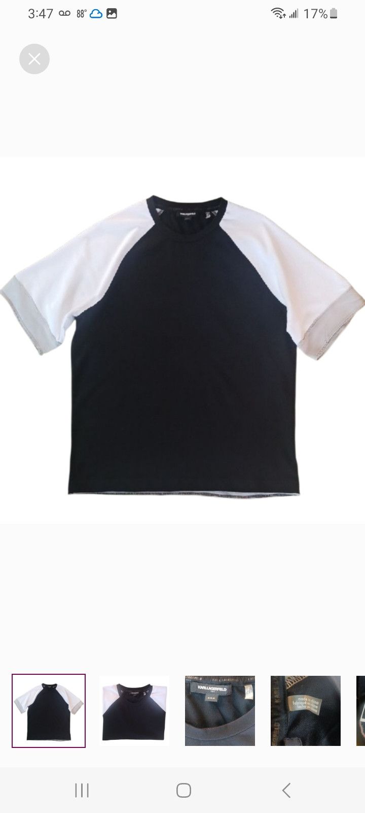Karl Lagerfeld KARL LAGERFIELD PARIS T-Shirt Size US M / EU 48-50 / 2 - 1 Thumbnail