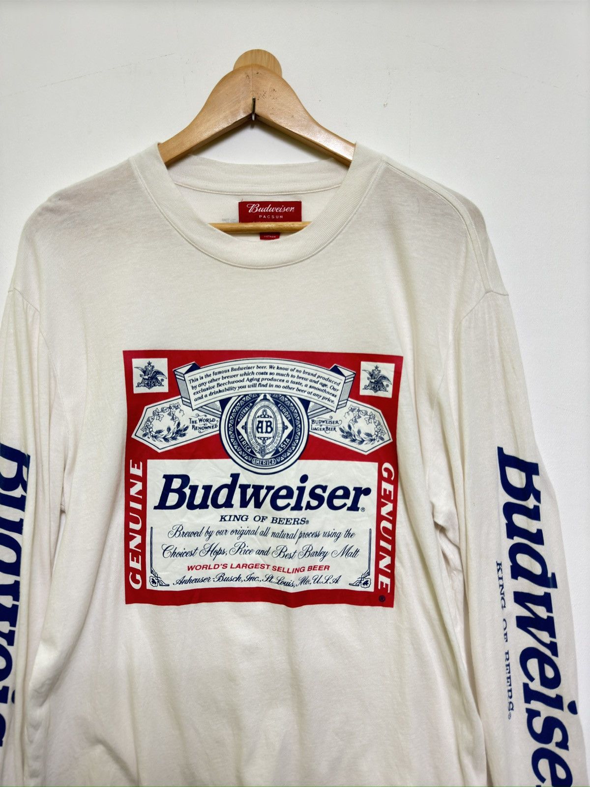 Budweiser Budweiser × PacSun King of Beers Big Graphic Logo Tee Size US M / EU 48-50 / 2 - 6 Thumbnail