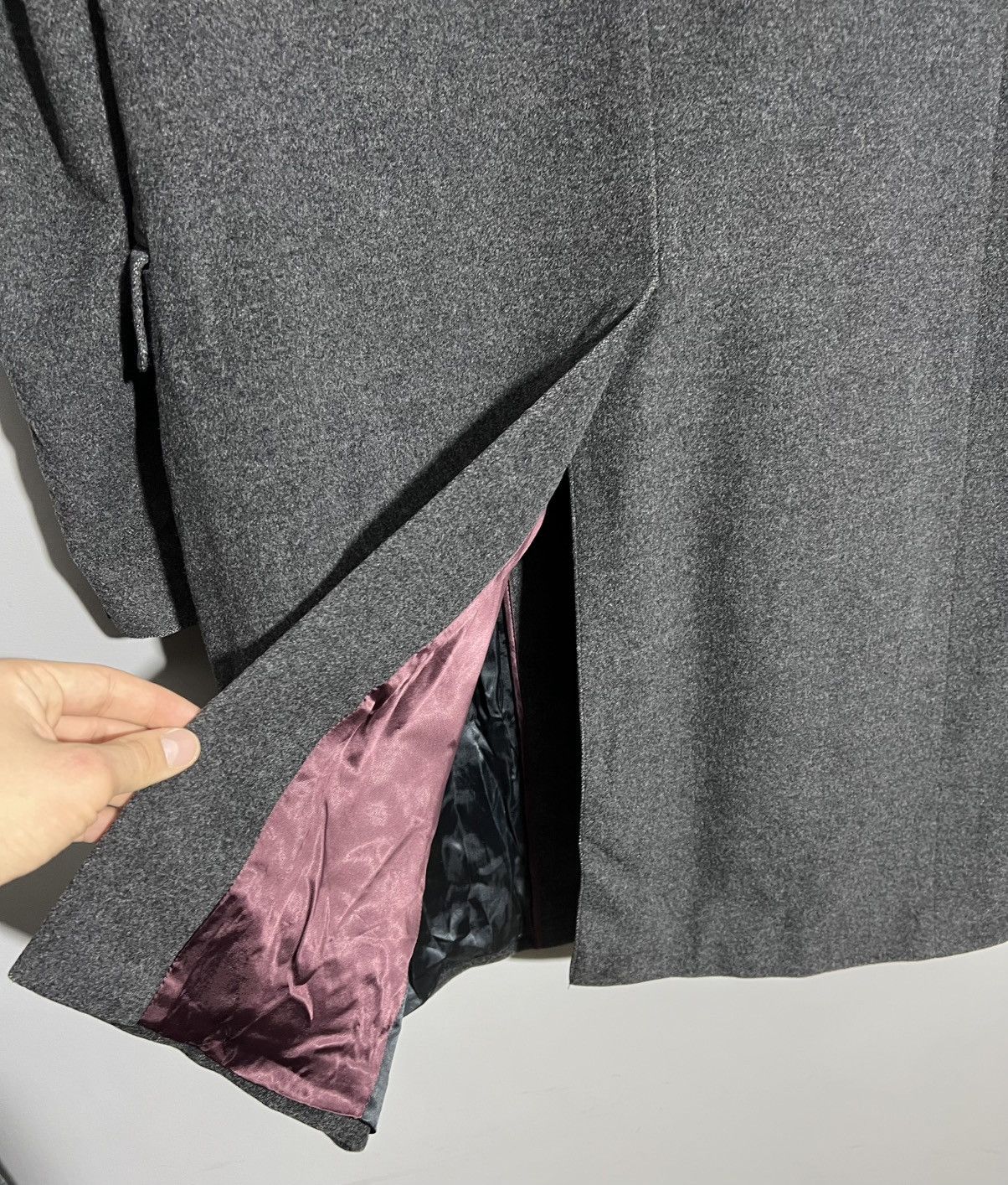 Kenzo × Vintage Vintage Kenzo Homme Wool Gray Coat Jacket Size US M / EU 48-50 / 2 - 21 Thumbnail