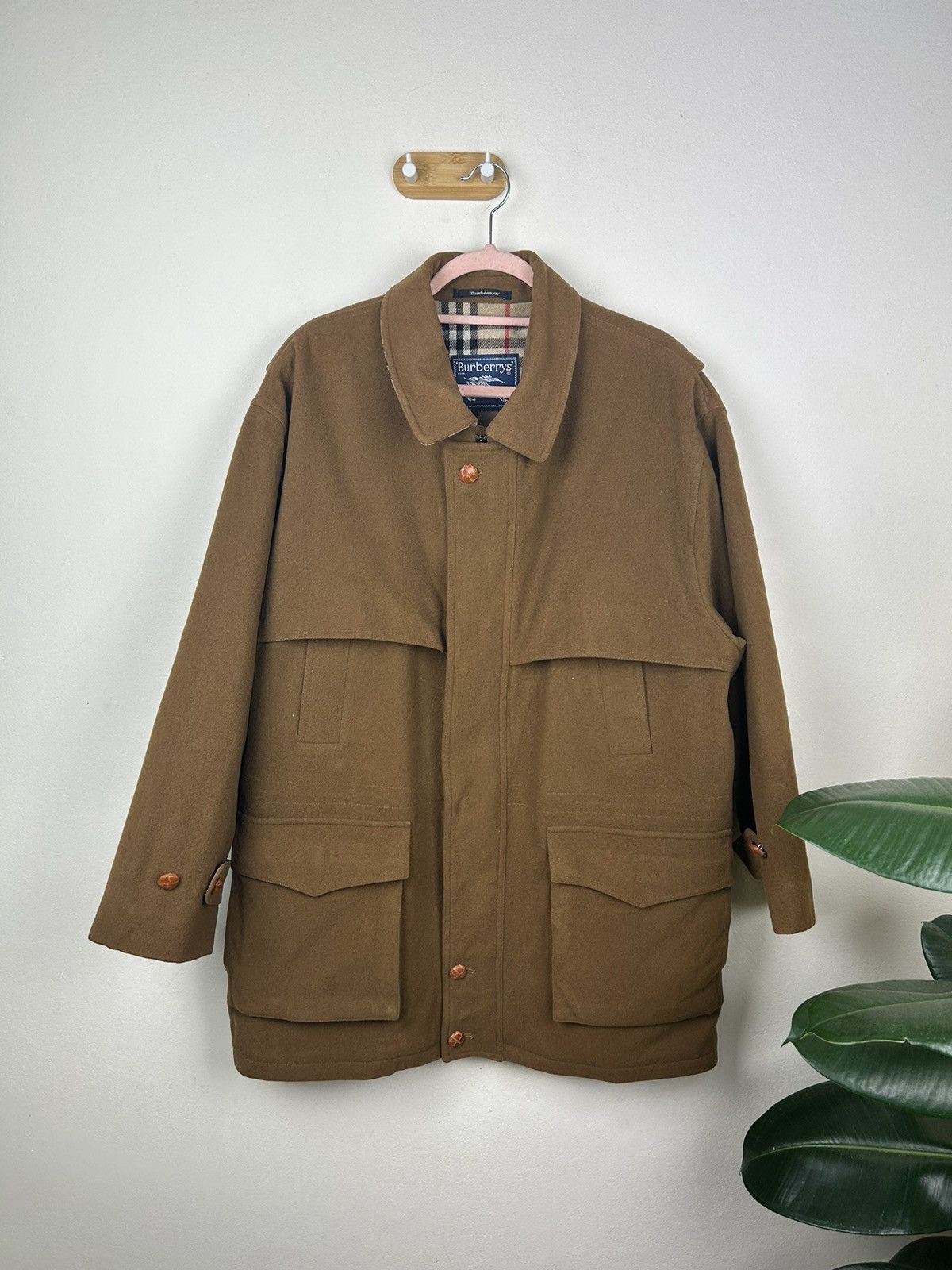 Burberry Burberry Wool Duffle Coat Nova Check England Size US L / EU 52-54 / 3 - 1 Thumbnail