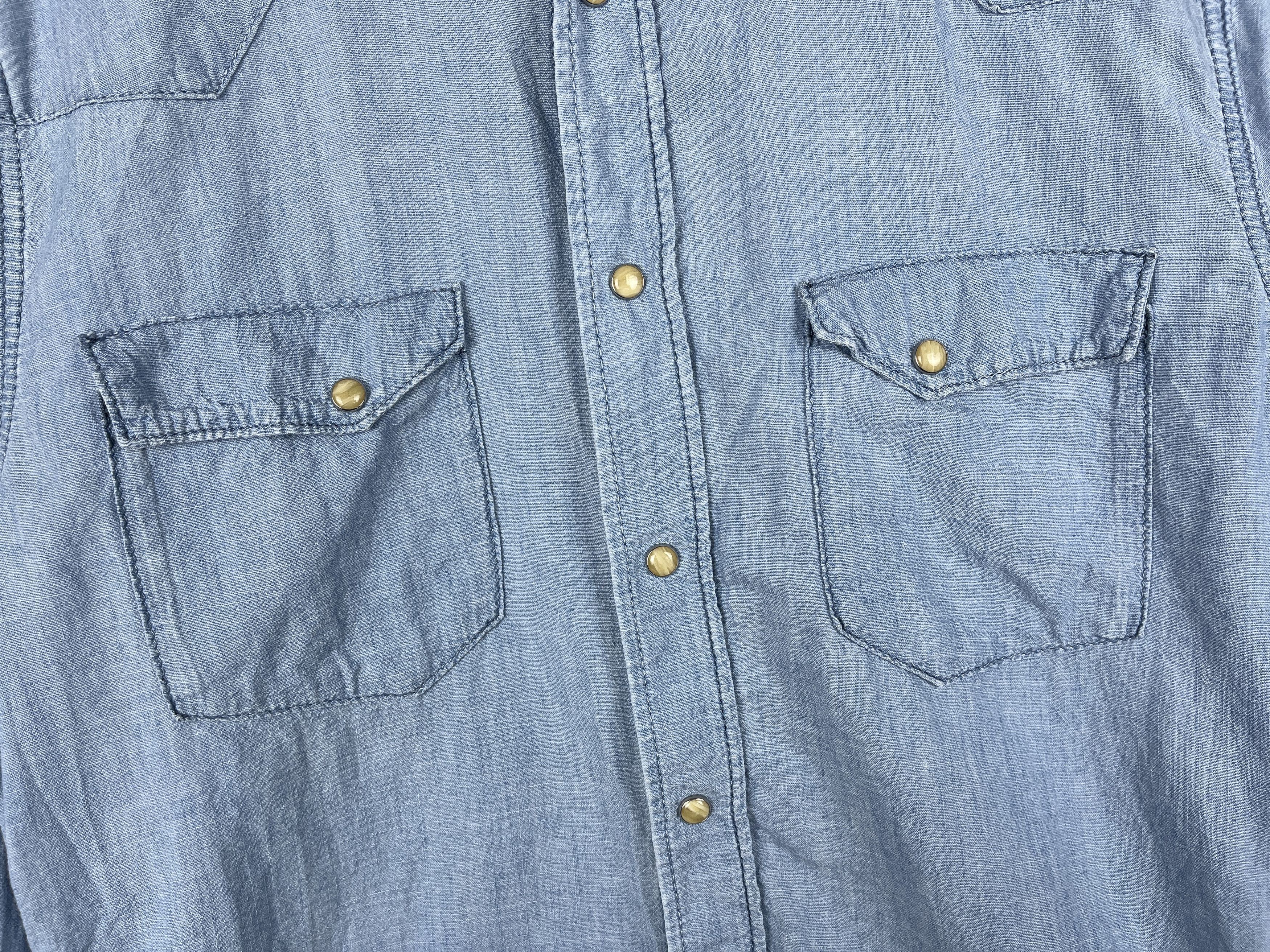 Nudie Jeans Nudie Jeans Jonis Denim Shirt Pearl Snap Button Size US M / EU 48-50 / 2 - 4 Thumbnail