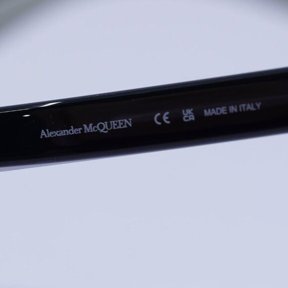 Alexander McQueen 🕶️ New Alexander McQueen AM0295SK 002 Black Sunglasses Size ONE SIZE - 6 Thumbnail