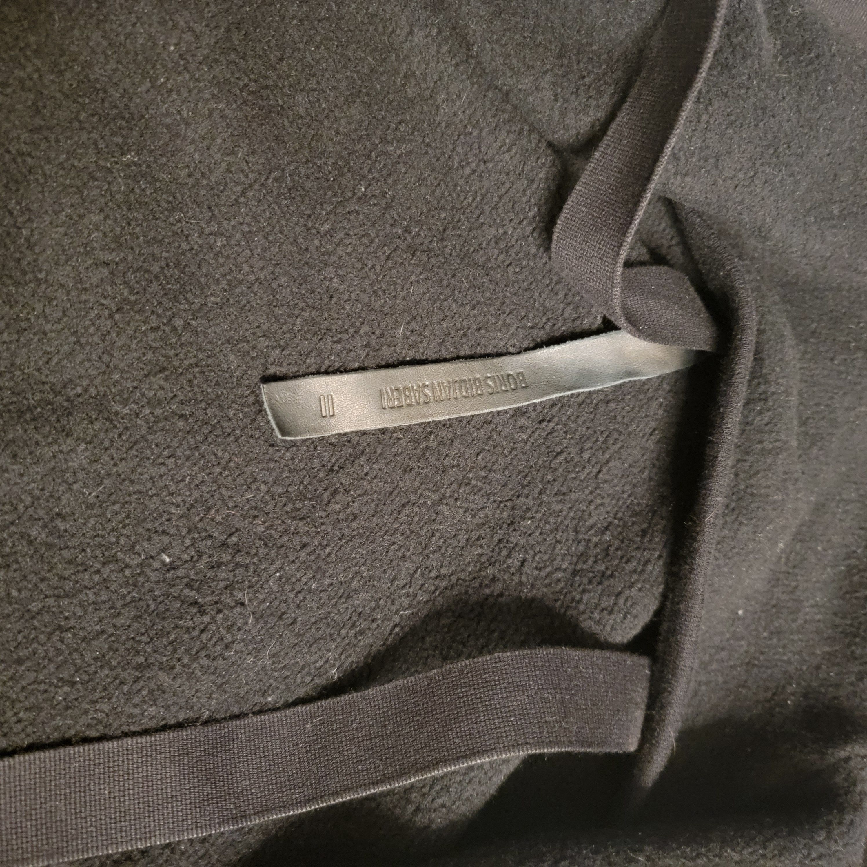 Boris Bidjan Saberi FWT00001 ninja zipper 2 hoodie object felted Size US L / EU 52-54 / 3 - 6 Thumbnail