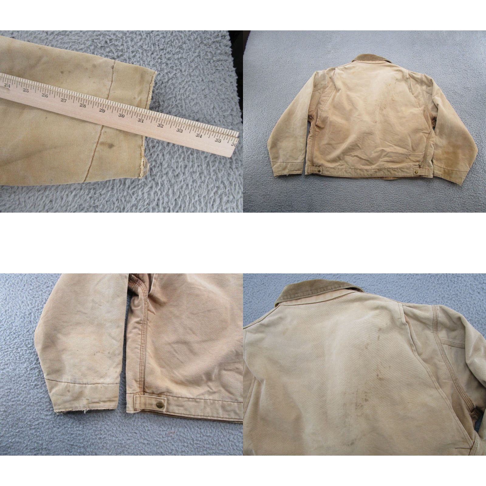 Carhartt VINTAGE Carhartt Beige Full Zip Blanket Lined Jacket Mens Size 54 6BLJ USA Size US L / EU 52-54 / 3 - 8 Thumbnail