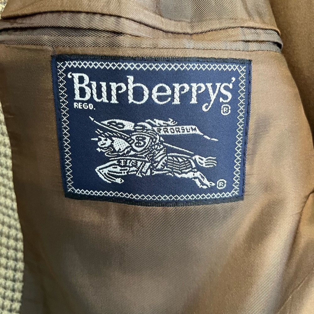 Burberry Vintage Burberrys for Saks Fifth Avenue Wool Blazer Jacket Size 40R - 4 Thumbnail