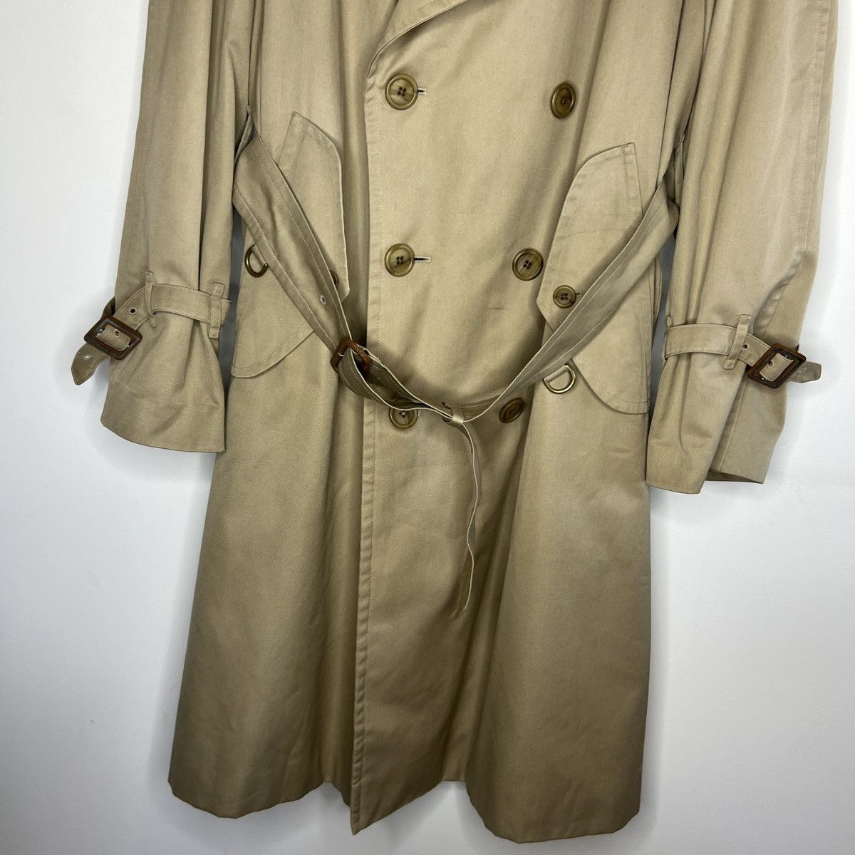 Burberry Vintage Burberry Trench Coat 90s Nova Check Beige Belted Size US L / EU 52-54 / 3 - 4 Thumbnail