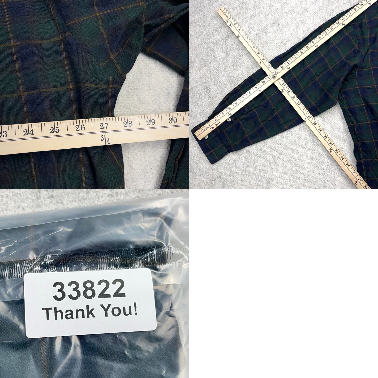 Ralph Lauren Ralph Lauren Button-Up Flannel Shirt Men 2XL Blue Green Plaid Blackwatch Pony Shirt Size US XXL / EU 58 / 5 - 8 Thumbnail
