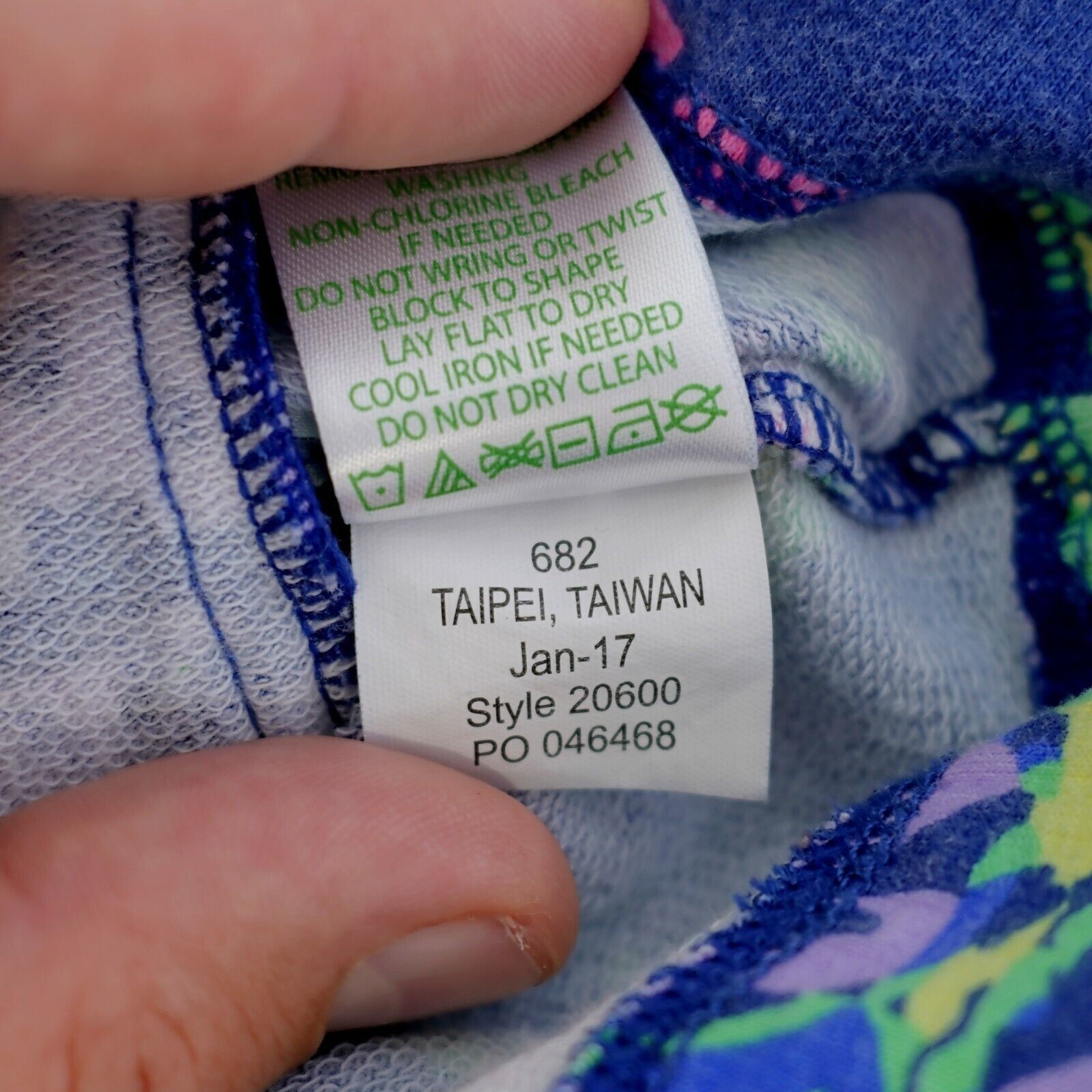 Lilly Pulitzer Lilly Pulitzer XS Pink Blue 1/4 Zip Jacket Cotton Spandex Lo Size XS / US 0-2 / IT 36-38 - 7 Thumbnail