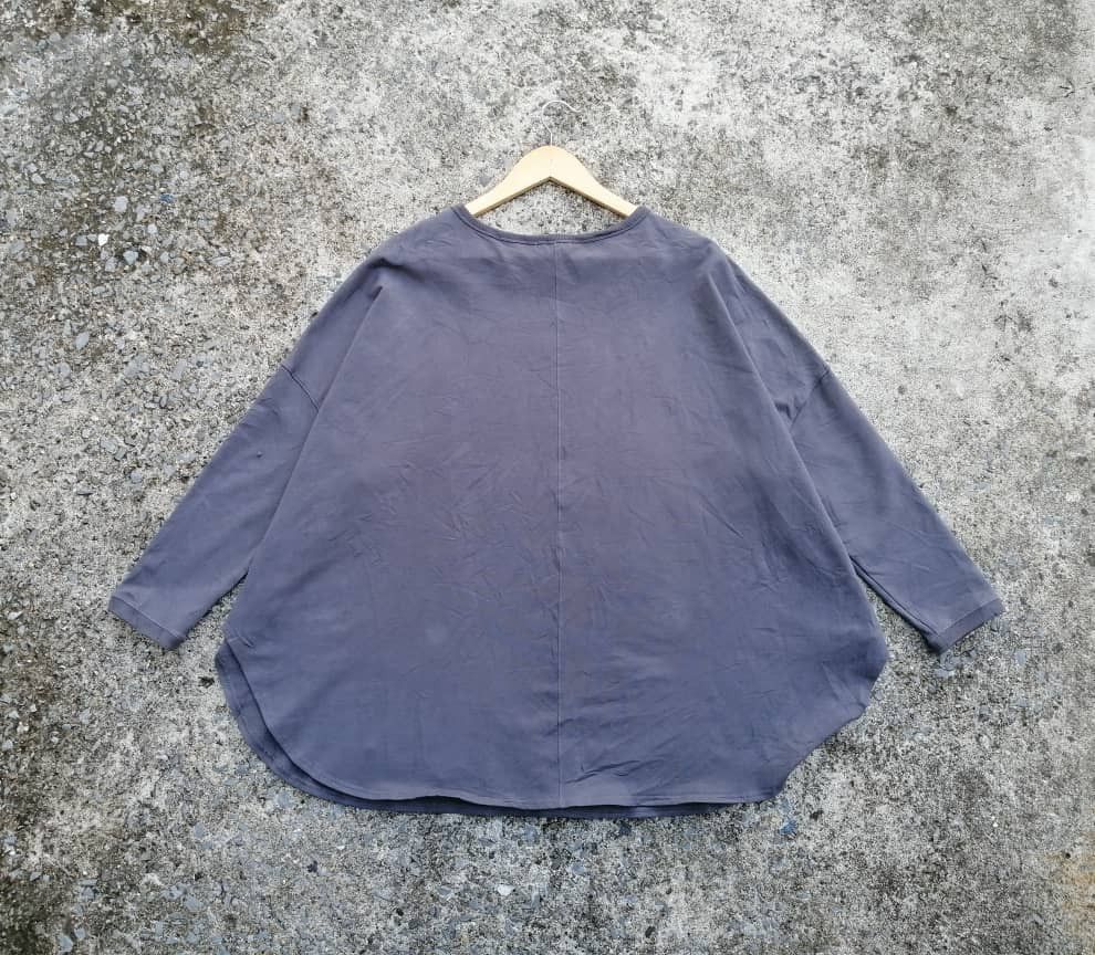 Designer × Issey Miyake × Japanese Brand PLST by Issey Miyake Oversize Sweatshirt Size M / US 6-8 / IT 42-44 - 2 Thumbnail