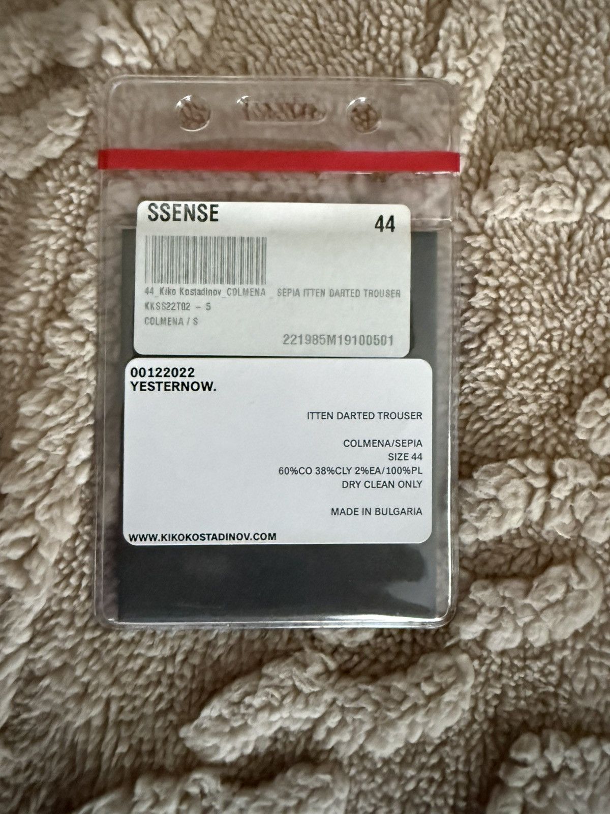 Kiko Kostadinov Itten Darted Trouser Colmena 44 Size US 28 / EU 44 - 7 Thumbnail