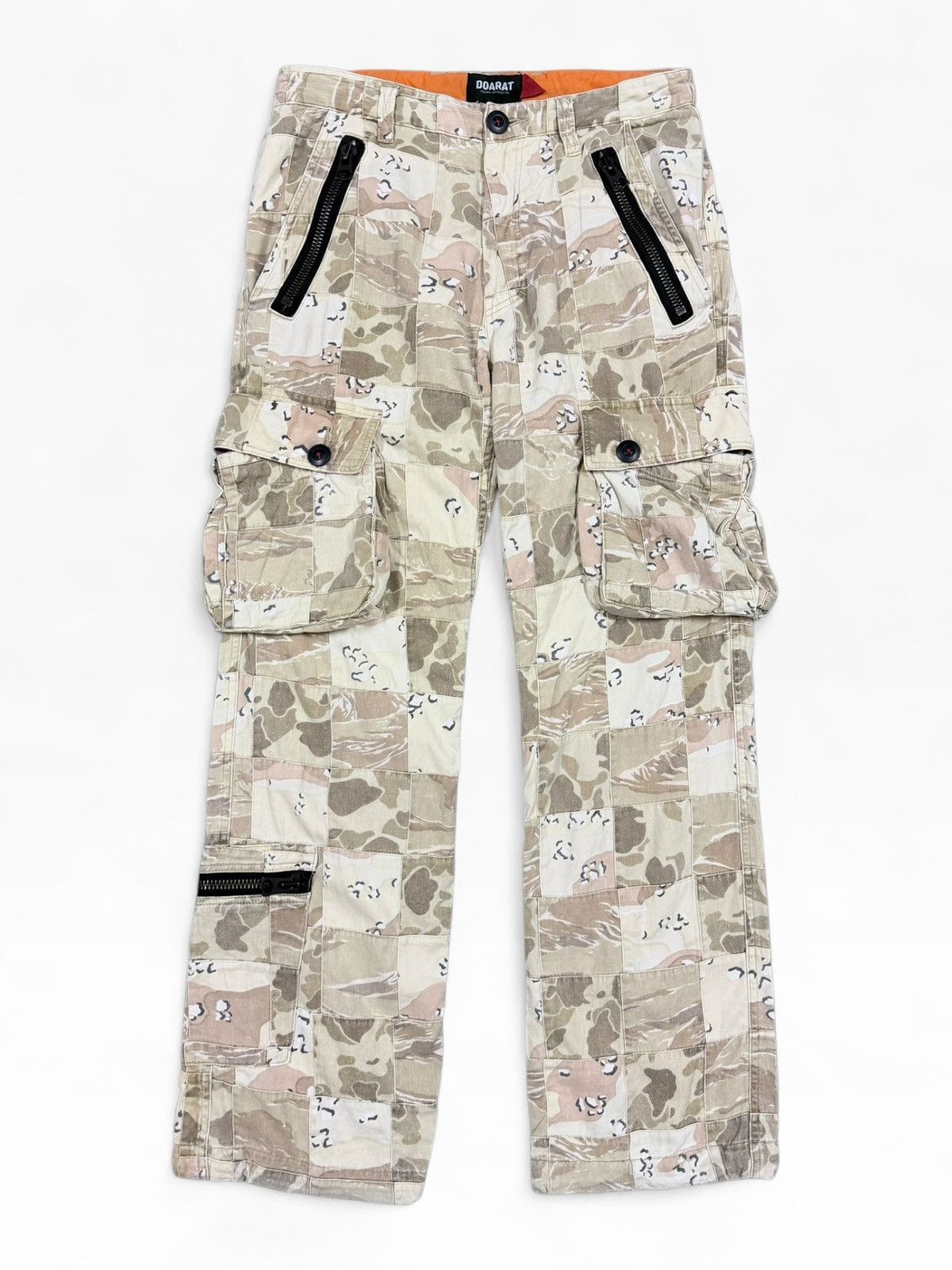 GOODENOUGH Vtg🔥90’s Doarat All Camoflauge Patchwork Multipocket Cargo Size US 33 - 1 Thumbnail