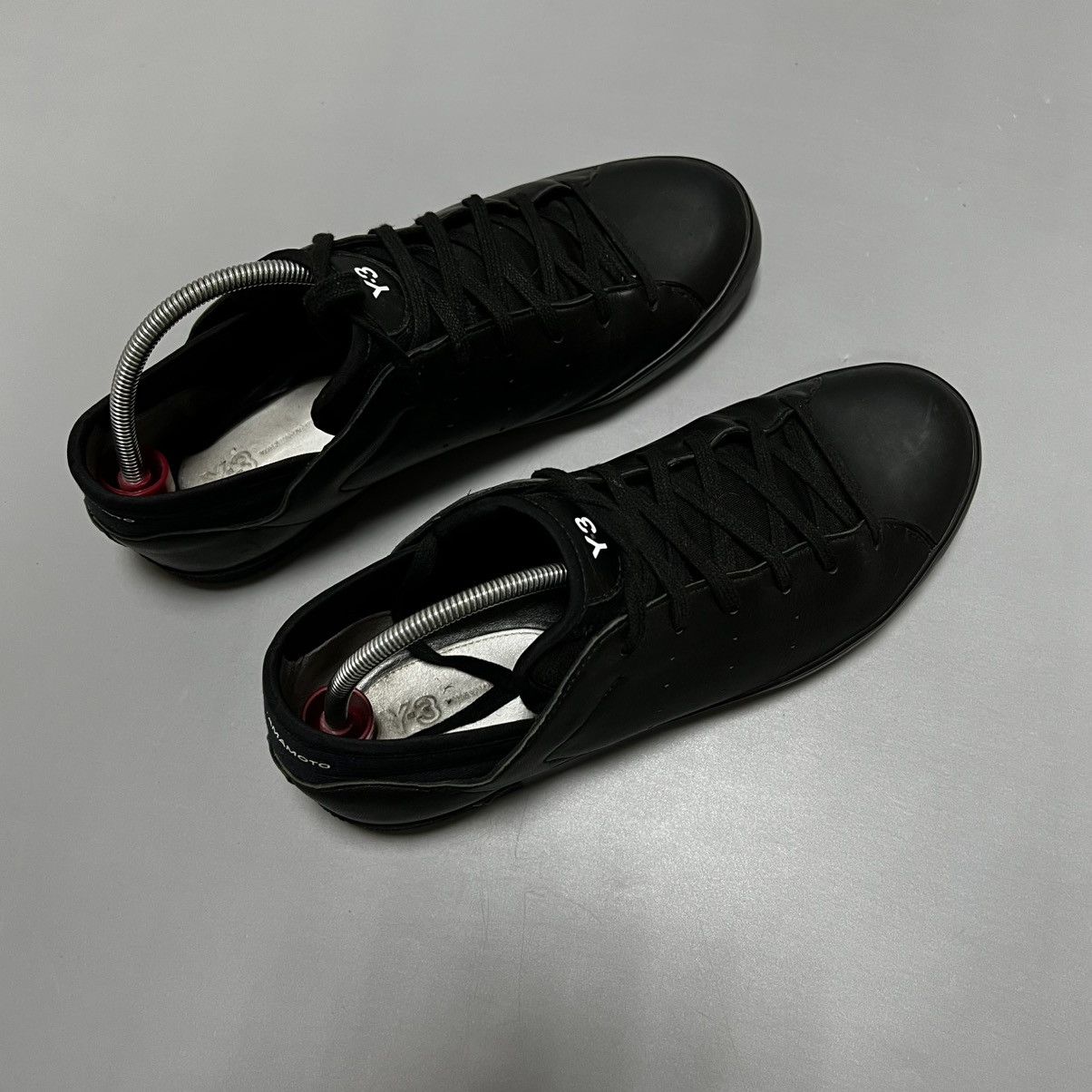 Adidas × Vintage × Yohji Yamamoto Adidas Y-3 Yohji Yamamoto Stan Smith 2015 black sneakers Size US 7 / EU 40 - 3 Thumbnail