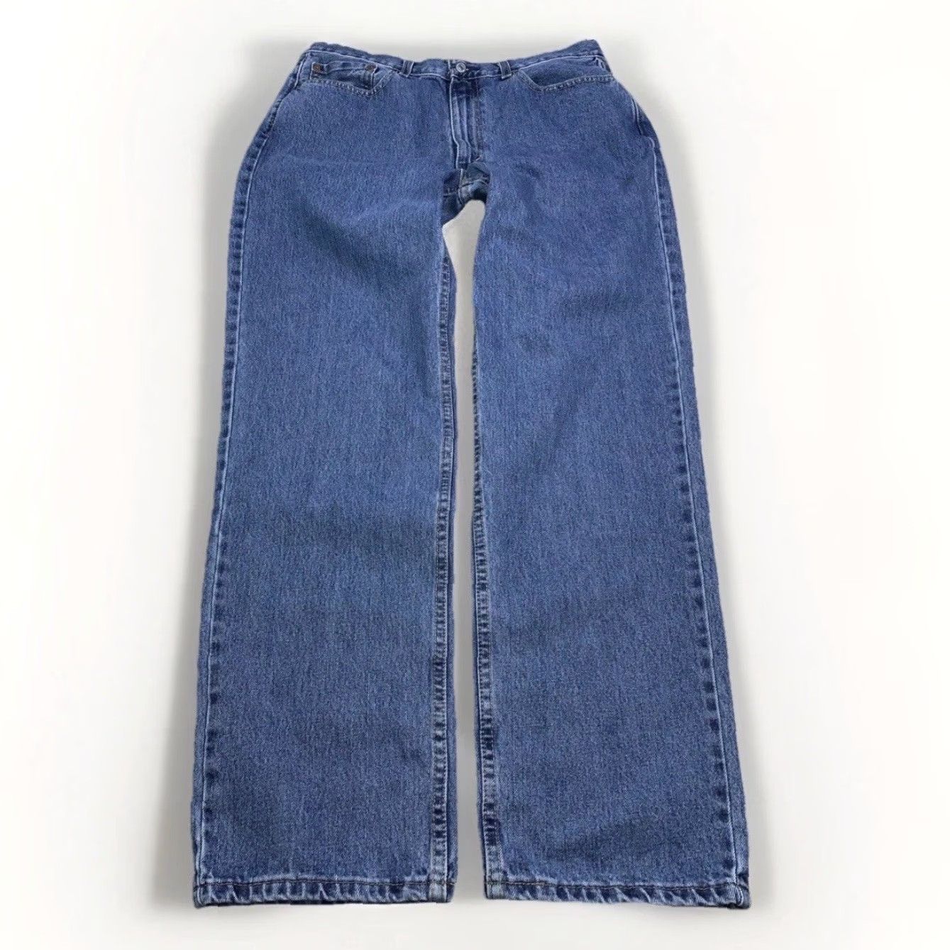 Levi's VINTAGE Levi’s 550 Relaxed Straight Leg Men’s Blue Denim Jeans 36x34-12773 Size US 36 / EU 52 - 3 Thumbnail