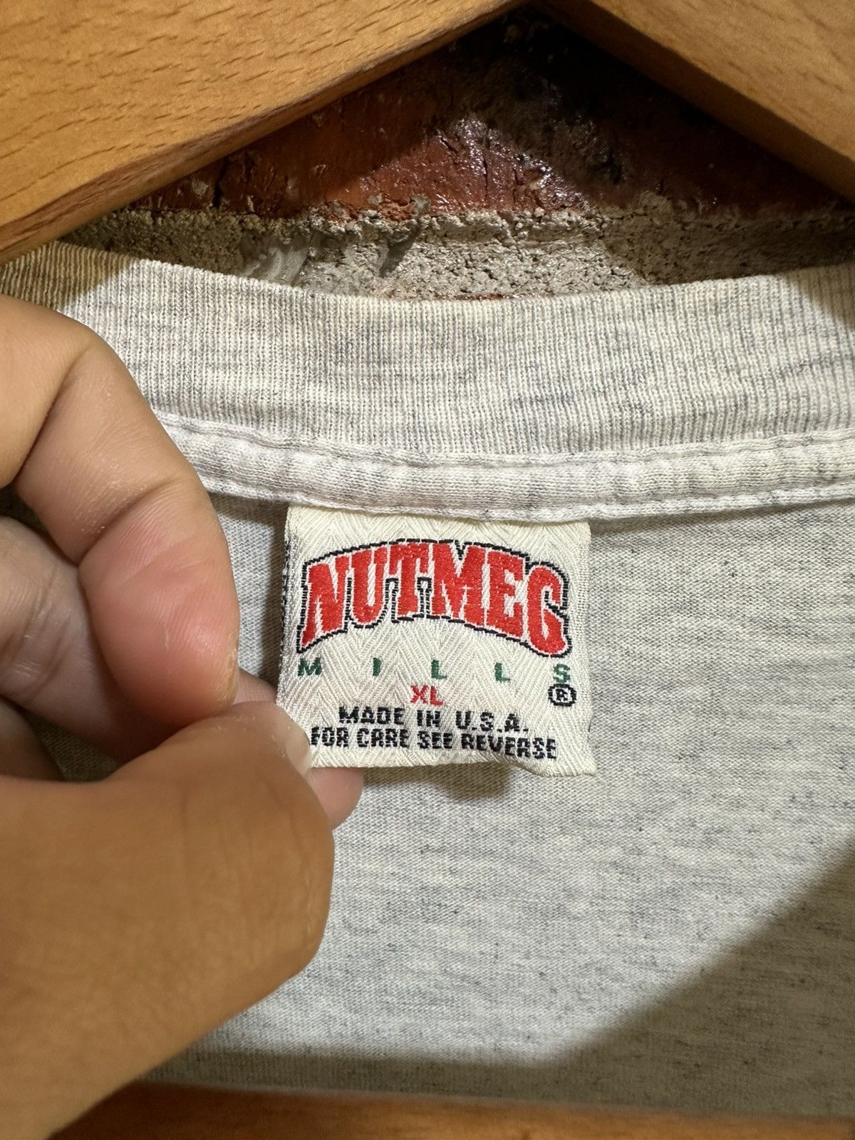 MLB Vintage Rugby Michigan Mirror Printed Faded Tee Size US XL / EU 56 / 4 - 2 Thumbnail