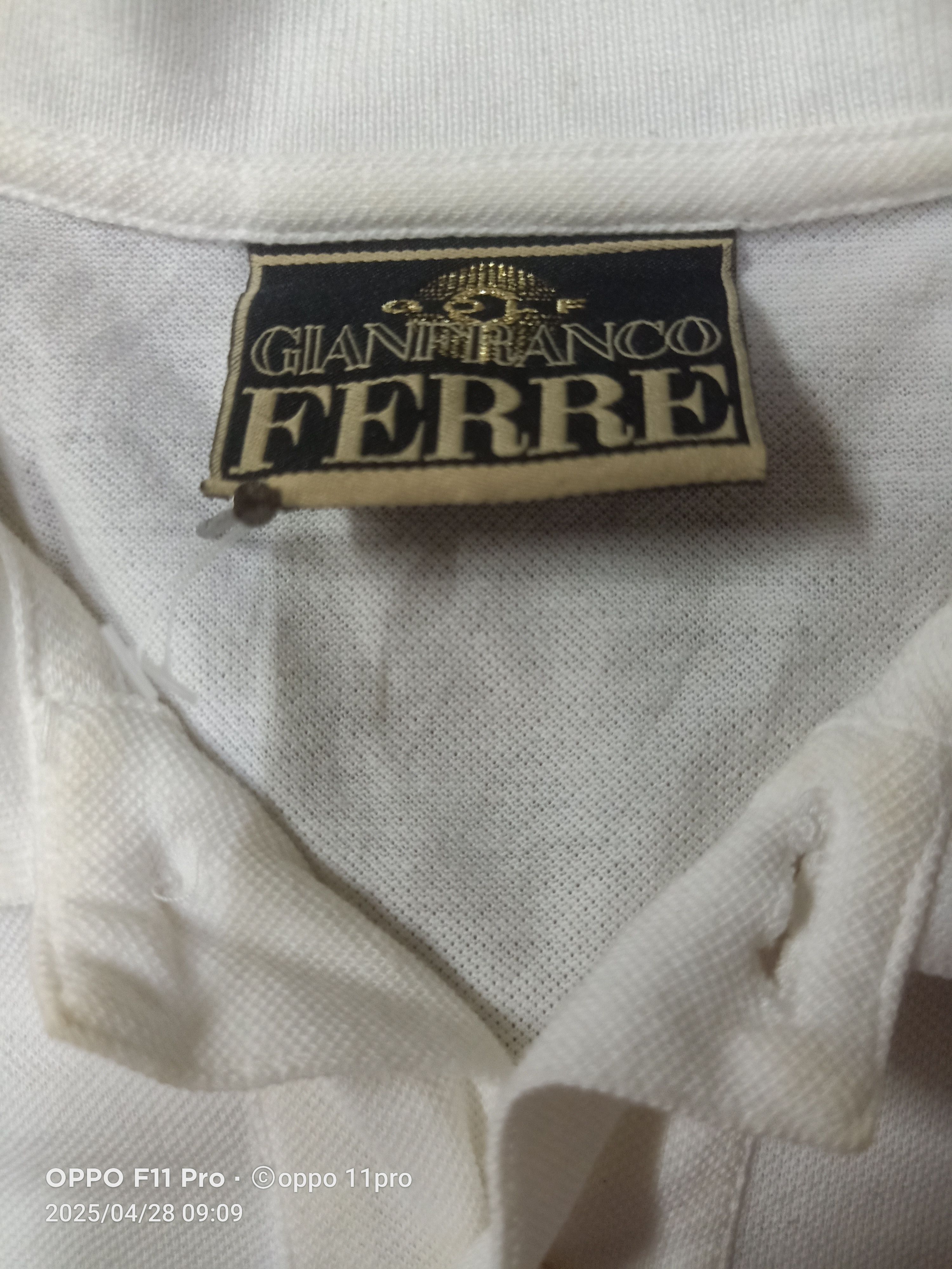GF Ferre × Gianfranco Ferre GianFranco Ferre Polo Tee big Logo Size US M / EU 48-50 / 2 - 3 Thumbnail