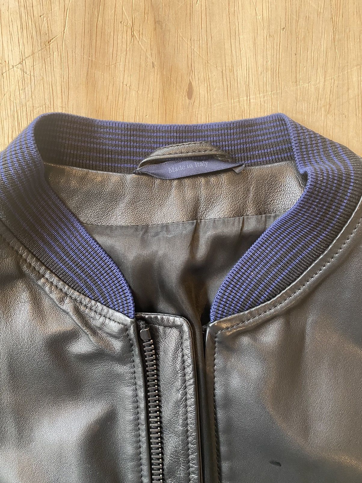 Lanvin LANVIN Lamb Skin Leather Bomber Size US M / EU 48-50 / 2 - 10 Thumbnail