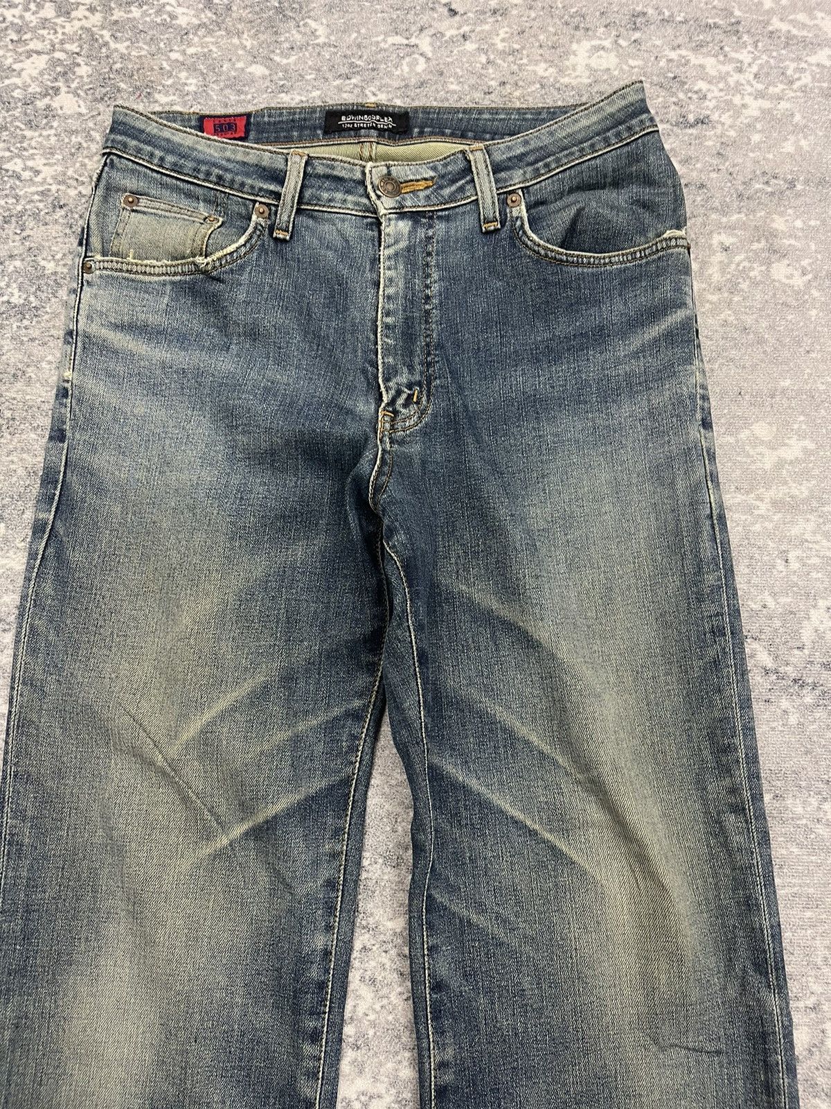 Edwin Edwin 503 Flex faded blue s6 Size US 32 / EU 48 - 4 Thumbnail