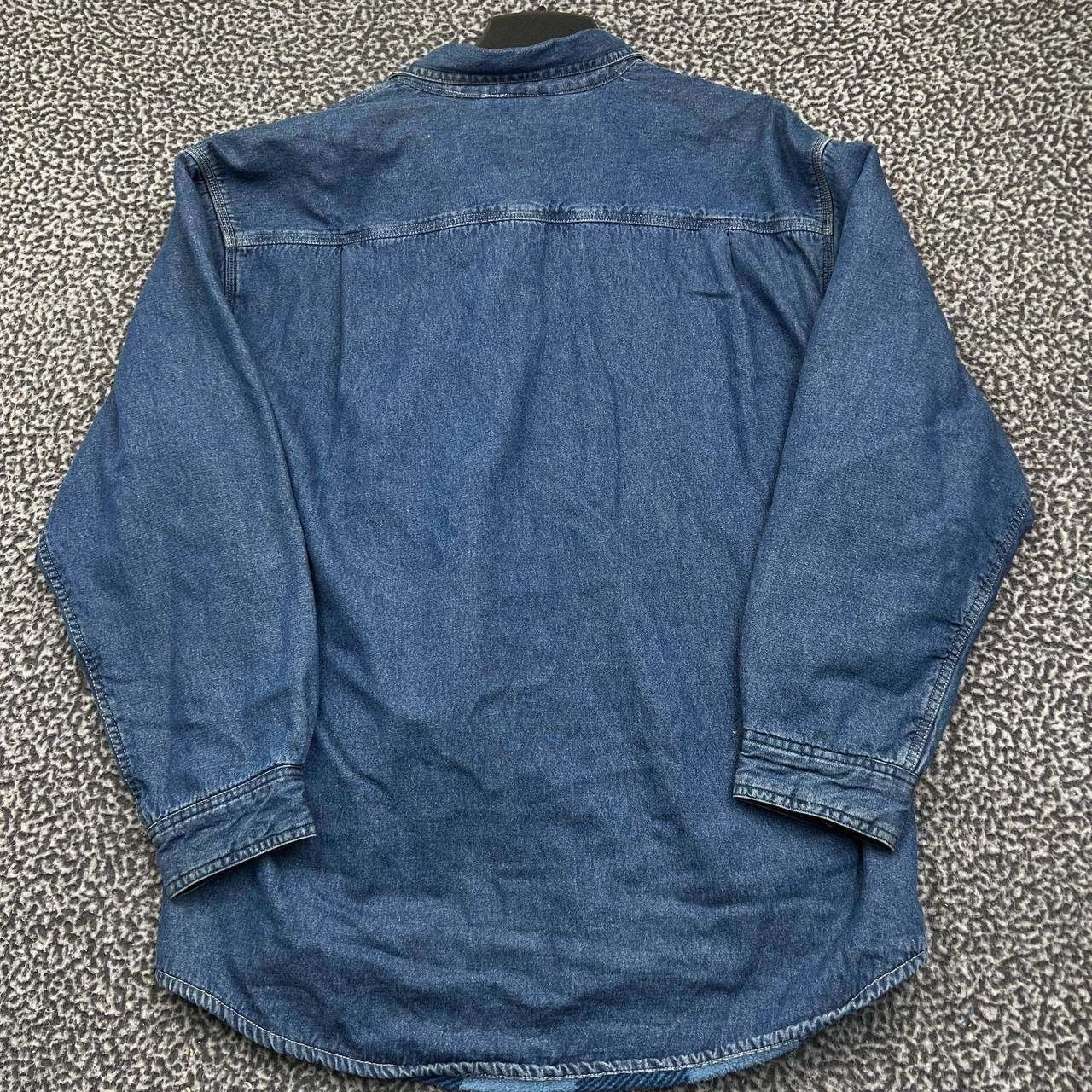 Wolverine Wolverine Shacket Men Denim Plaid Fleece Lined Collared L Size US L / EU 52-54 / 3 - 2 Thumbnail