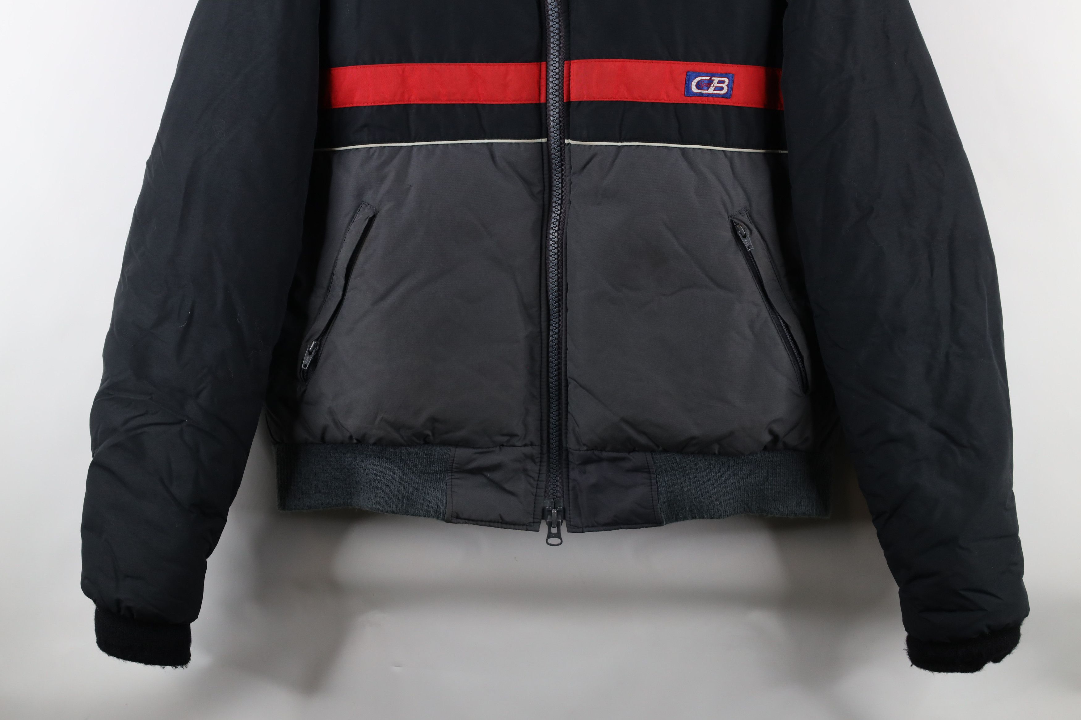 Vintage Vintage 90s Streetwear Striped Duck Down Puffer Jacket USA Size US XL / EU 56 / 4 - 3 Thumbnail