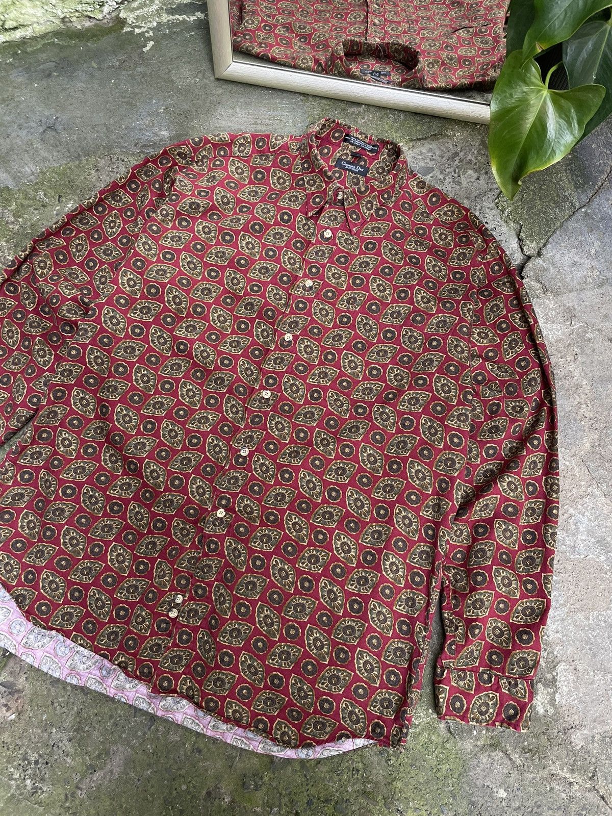 Christian Dior Monsieur ⚜️RARE⚜️ Christian Dior Monsiuer 90’s Shirt Button Up Size US L / EU 52-54 / 3 - 2 Thumbnail