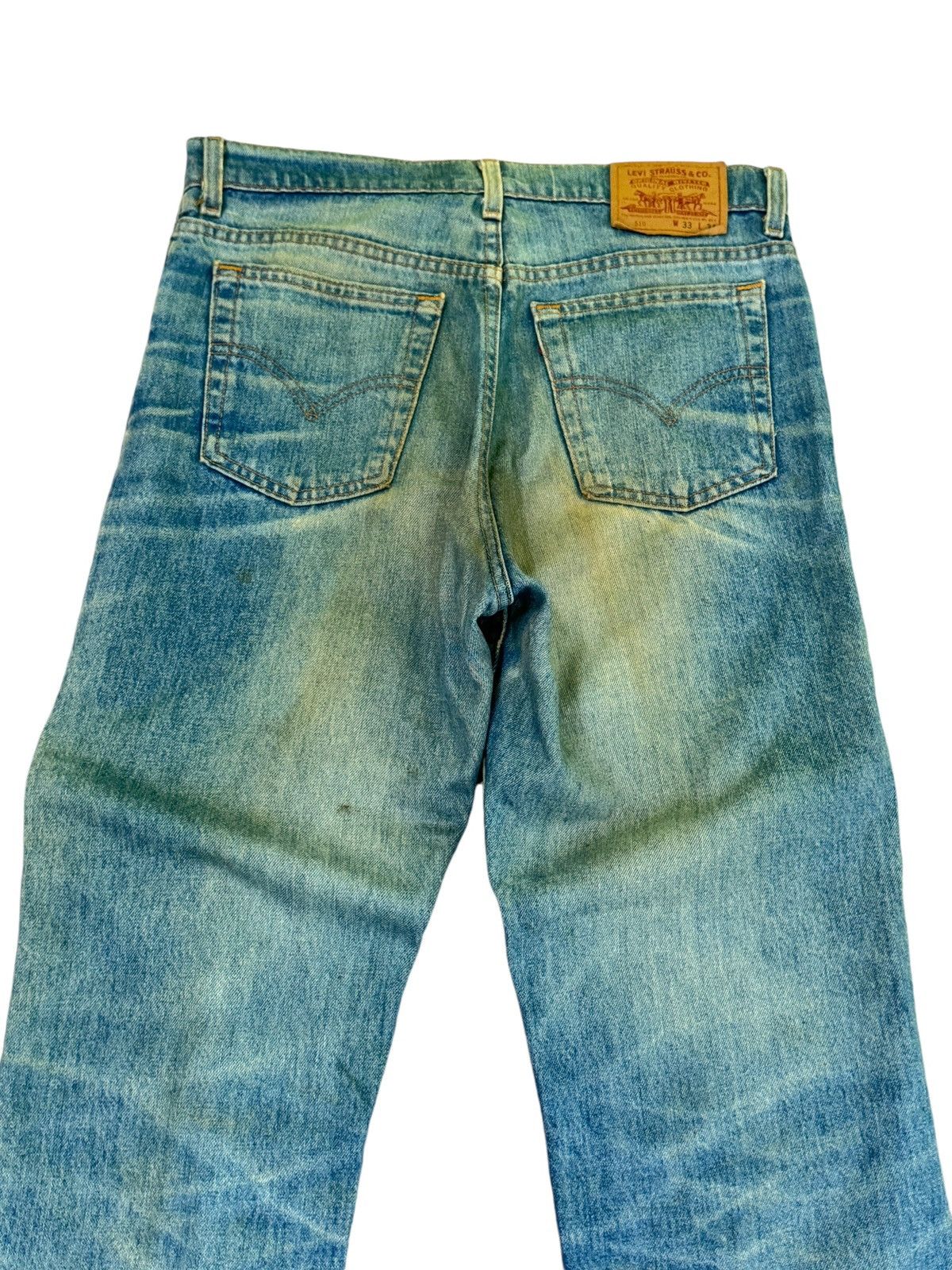 Levi's Vintage Levis 510 Mud Wash Claw Mark Loose Jeans Size US 32 / EU 48 - 12 Thumbnail