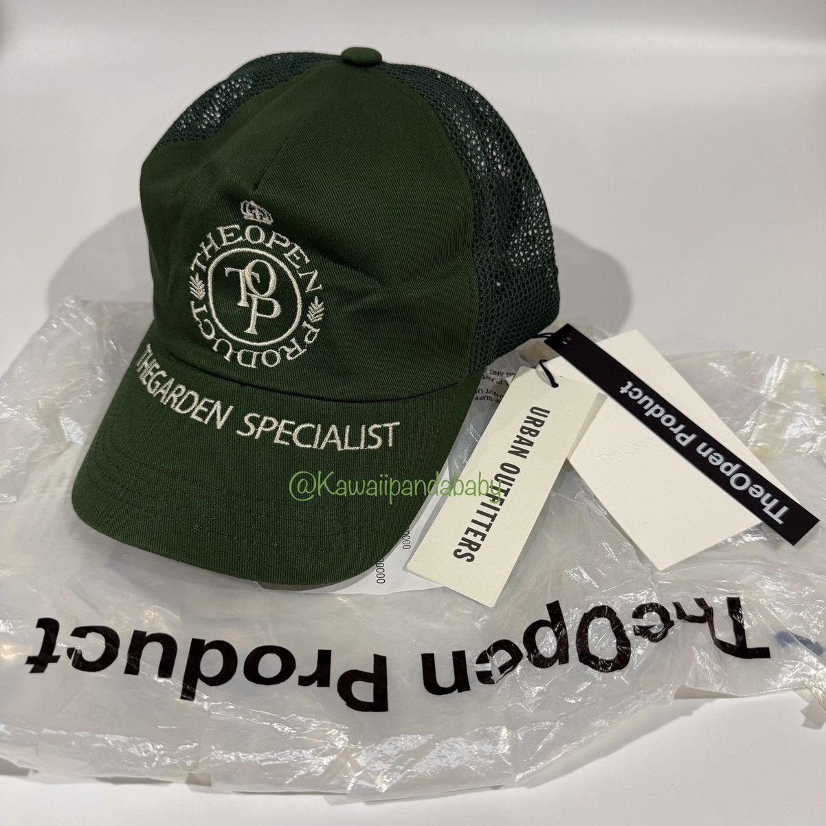 Urban Outfitters TheOpen Product Green Garden Specialist Trucker Hat Cap Size ONE SIZE - 1 Thumbnail
