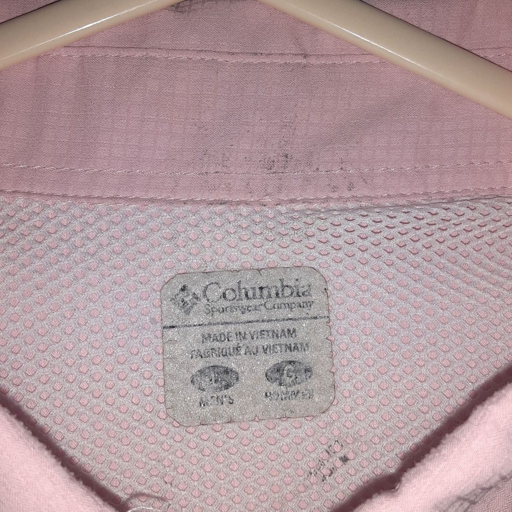 Pinko VINTAGE Columbia PFG Fishing Shirt Mens L Pink Short Sleeve Vented Outdoors Omni-Shade Size US L / EU 52-54 / 3 - 6 Thumbnail