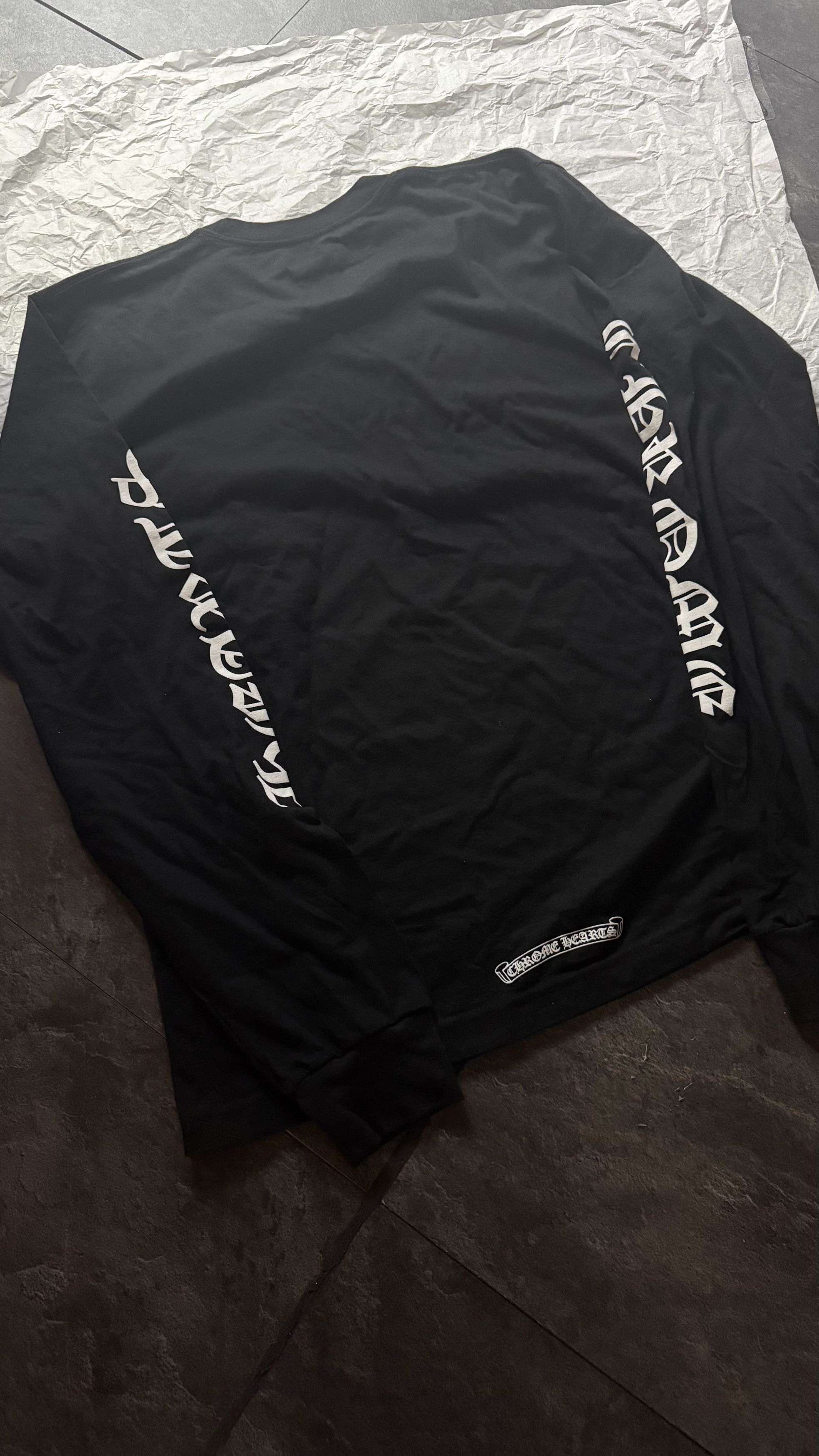 Chrome Hearts Black and white chrome hearts long sleeve L Size US L / EU 52-54 / 3 - 6 Thumbnail