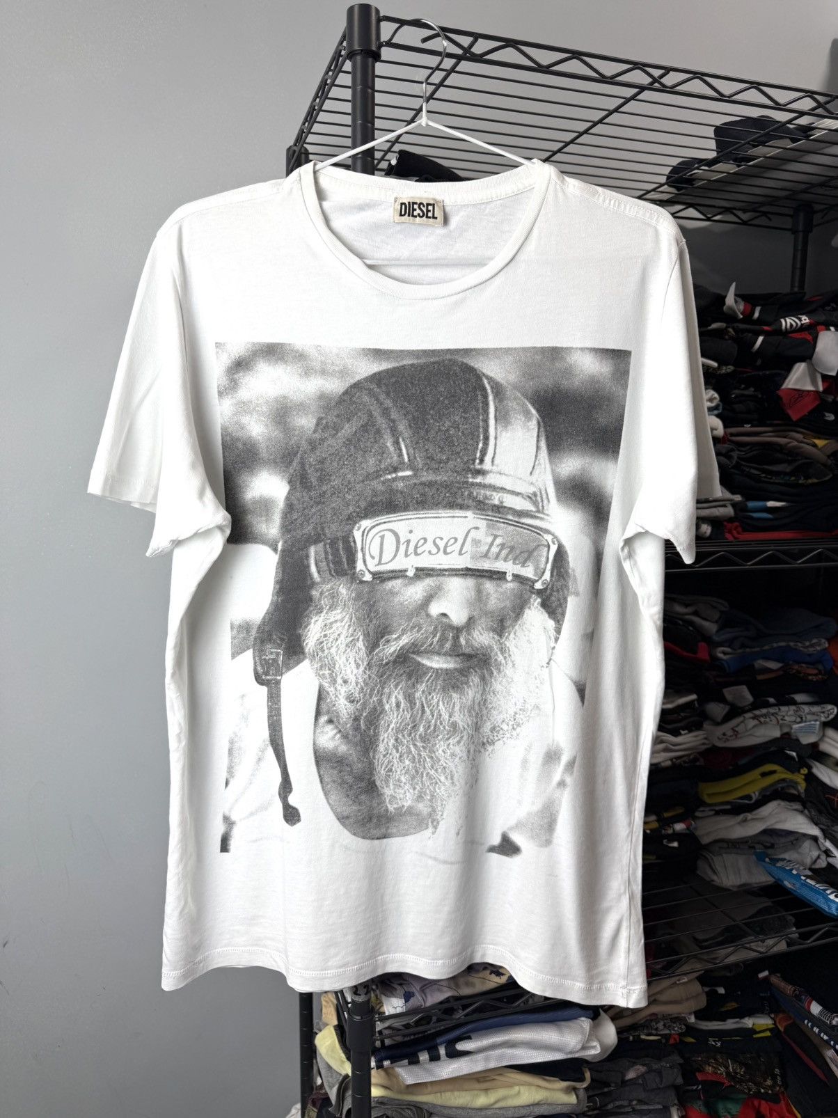 Diesel Vintage Diesel Biker Print T Shirt Size US M / EU 48-50 / 2 - 1 Thumbnail