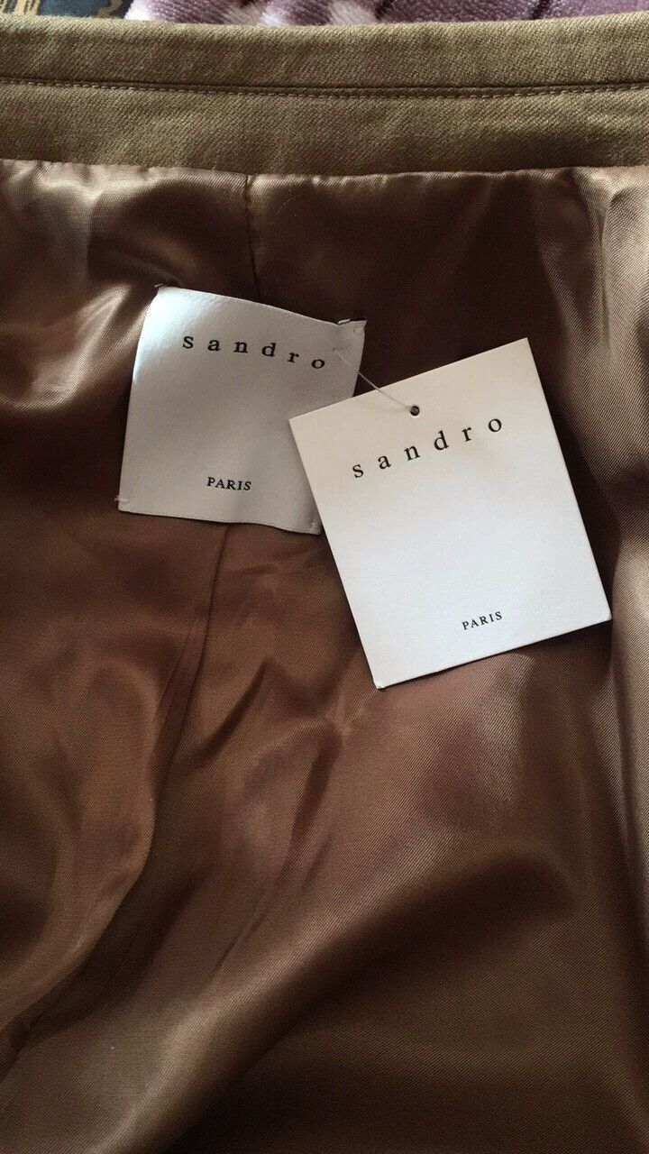 Burberry Sandro Camel Slim Fit Wool Suit Size 48 (New, Authentic) Size 48R - 6 Thumbnail
