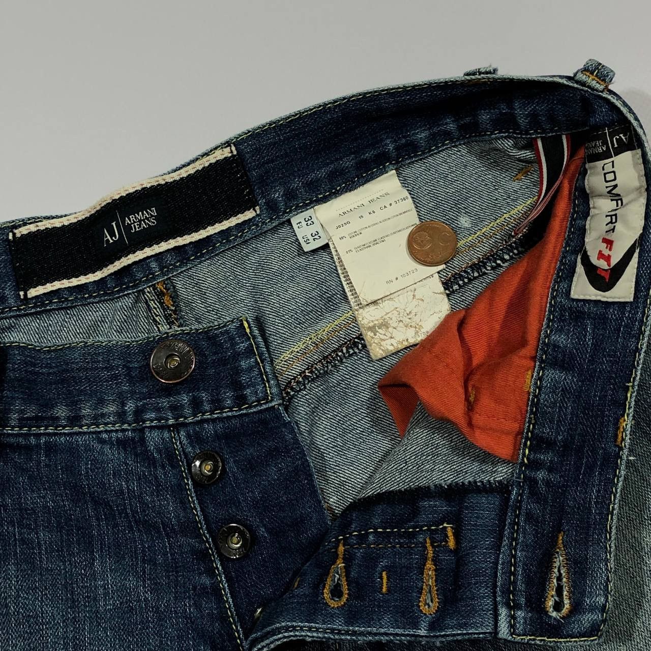Armani × Jean × Vintage Vintage Armani Jeans Denim Pants Size US 32 / EU 48 - 8 Thumbnail