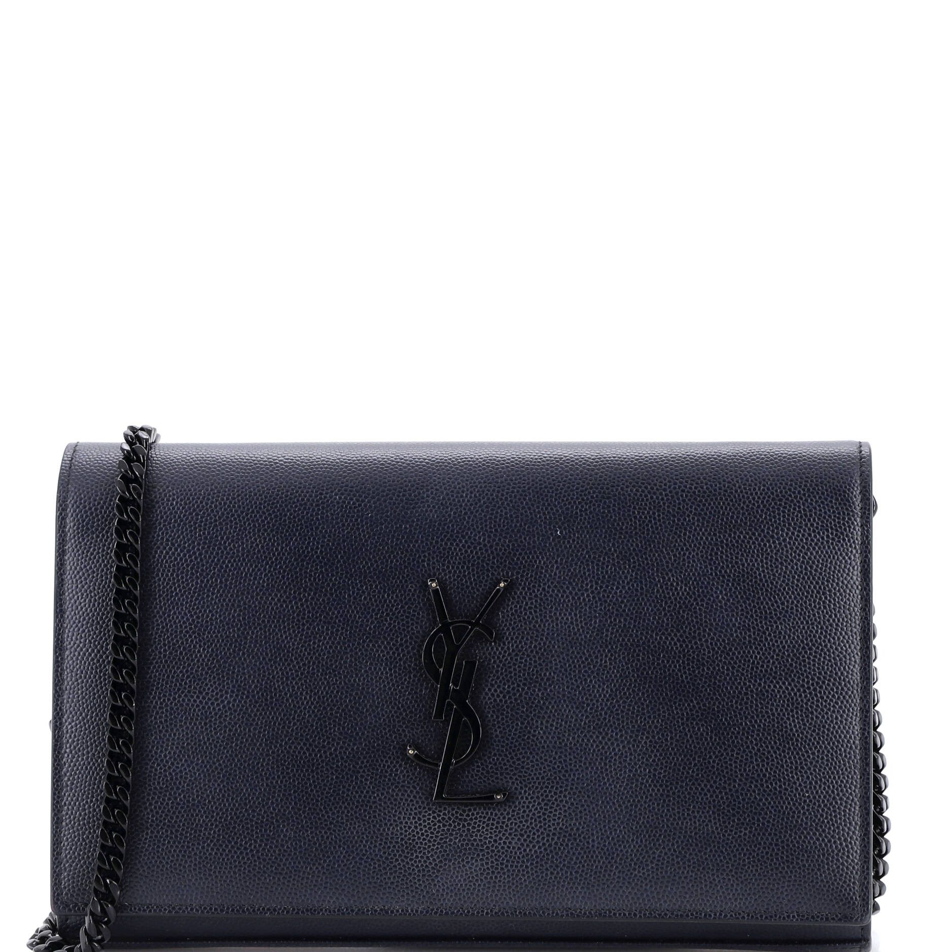 Saint Laurent Paris Classic Monogram Wallet on Chain Size ONE SIZE - 1 Thumbnail