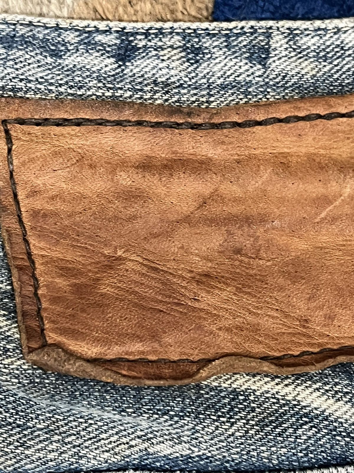 Johnbull Johnbull Kojima Japan Distressed Denim Size US 31 - 18 Thumbnail