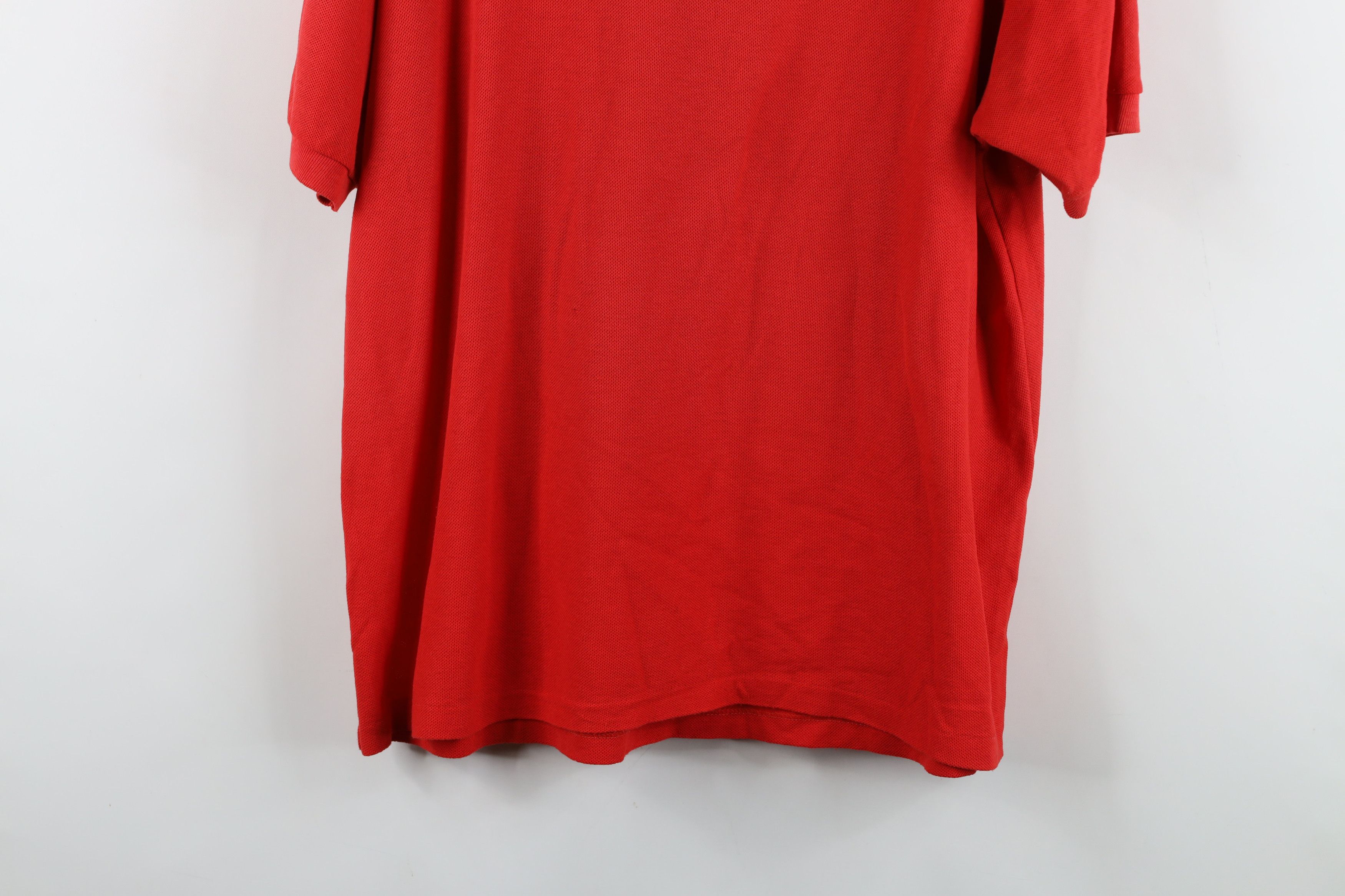 Vintage Vintage 80s 90s Dolphin Aviation Jet Service Polo Shirt Red Size US L / EU 52-54 / 3 - 15 Thumbnail