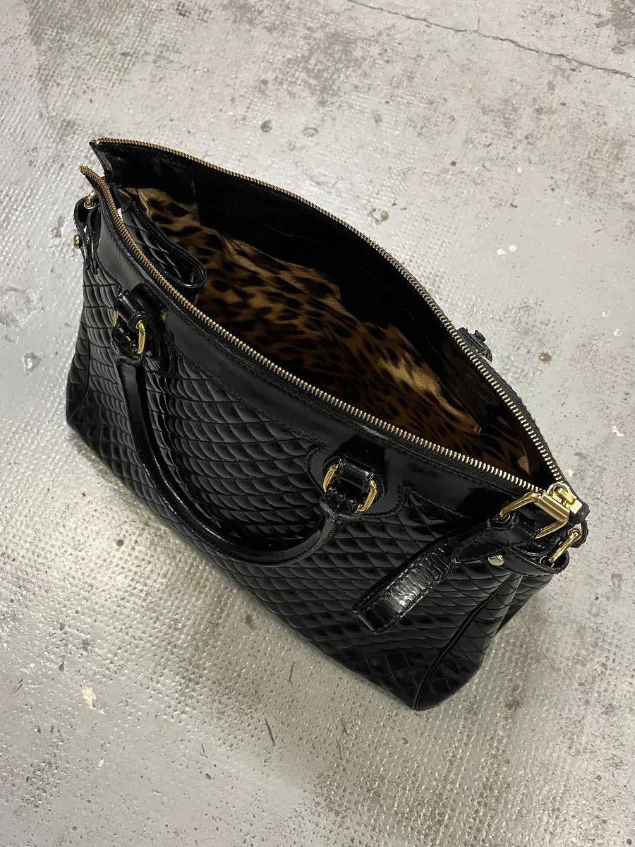 Roberto Cavalli Roberto Cavalli Quilted Black Handle Bag Size ONE SIZE - 8 Thumbnail