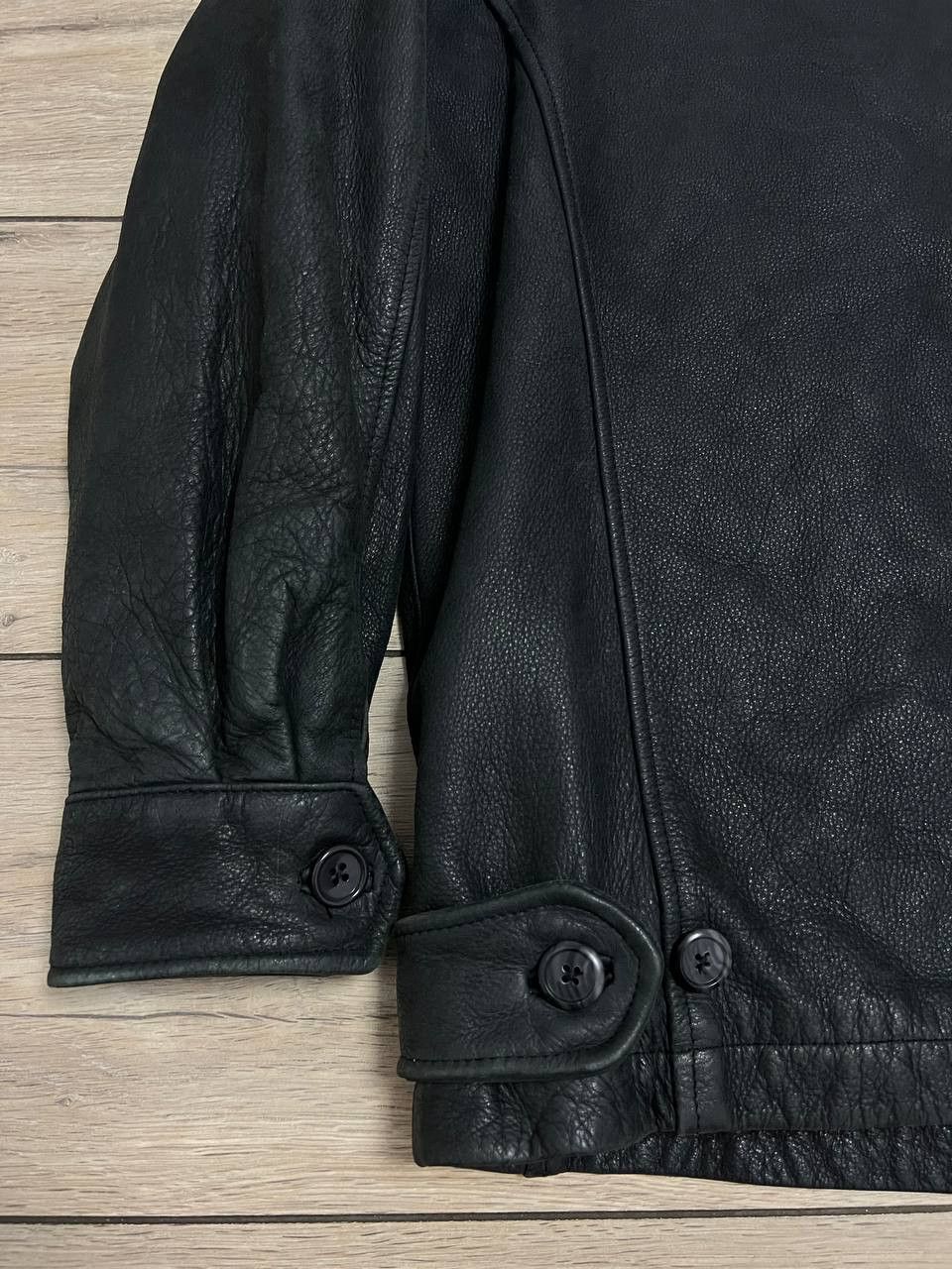 Adidas Vintage 90s Adidas Equipment Spellout Logo Leather Jacket M Size US S / EU 44-46 / 1 - 3 Thumbnail